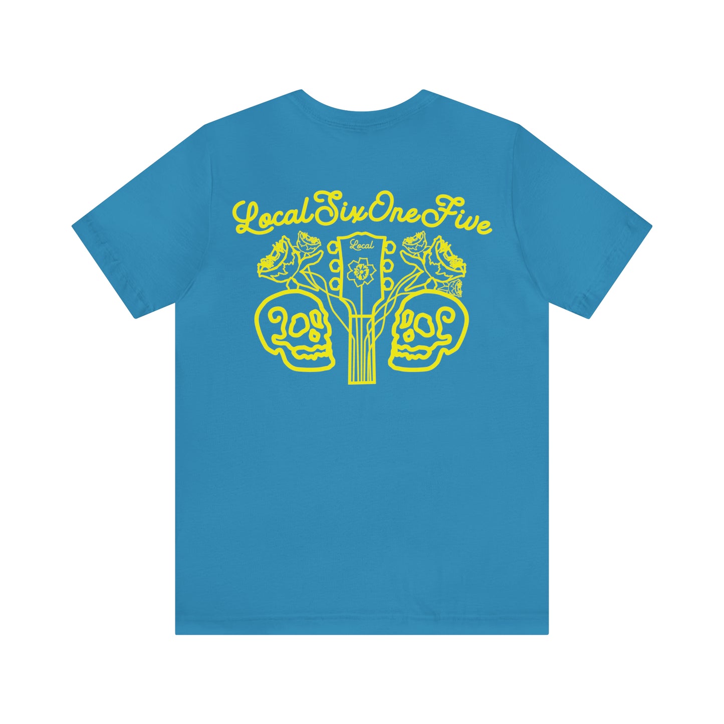 Local Skulls, Poplars, & Guitars Unisex Tee