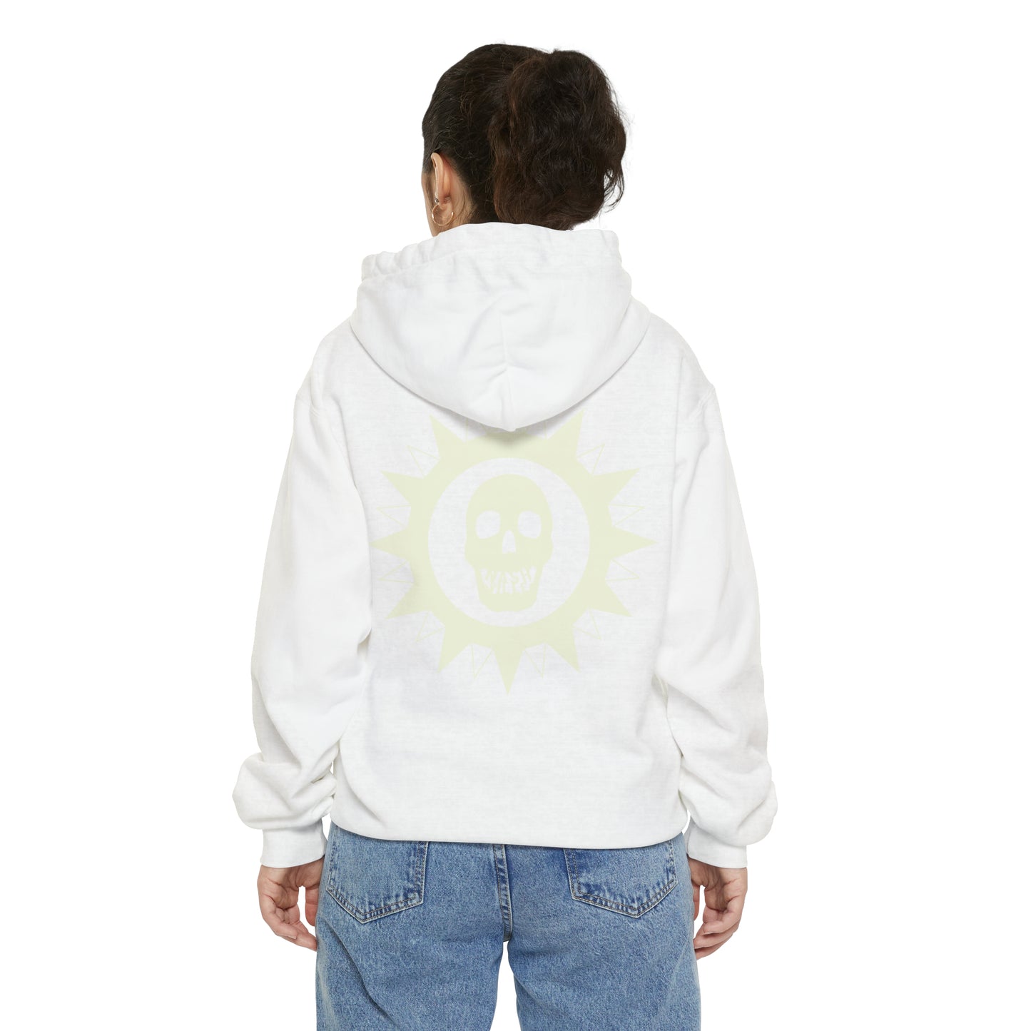 615 City Skull Unisex Garment-Dyed Hoodie
