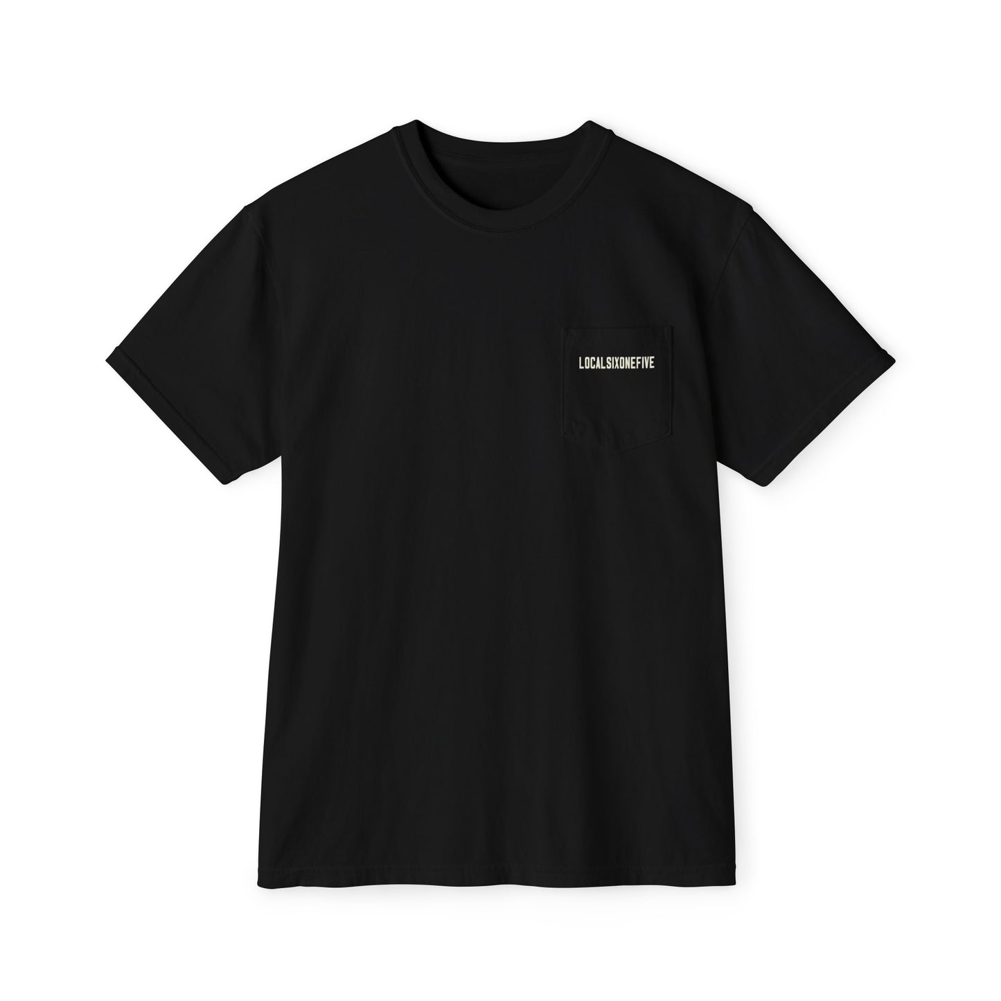 Mori Skull Pattern Unisex Garment-Dyed Pocket T-Shirt