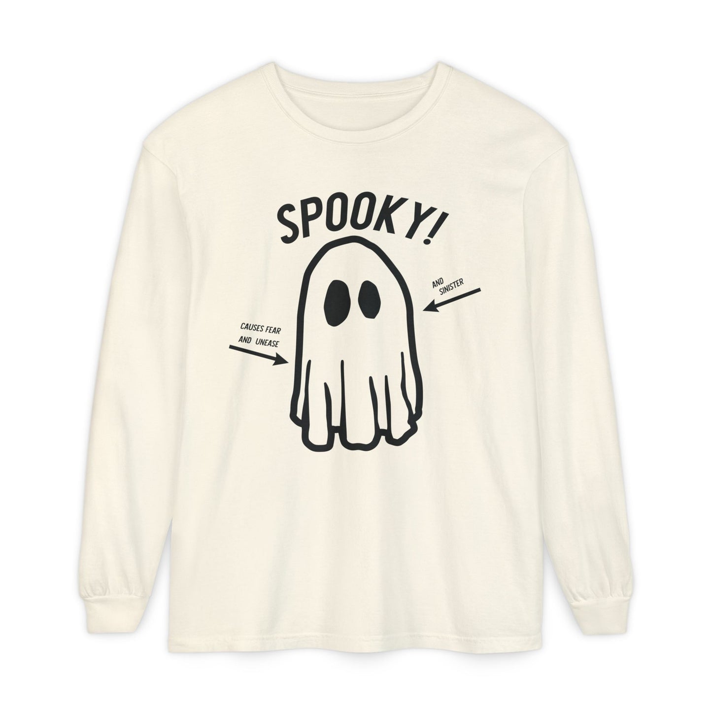 and Sinister Unisex Garment-dyed Long Sleeve T-Shirt