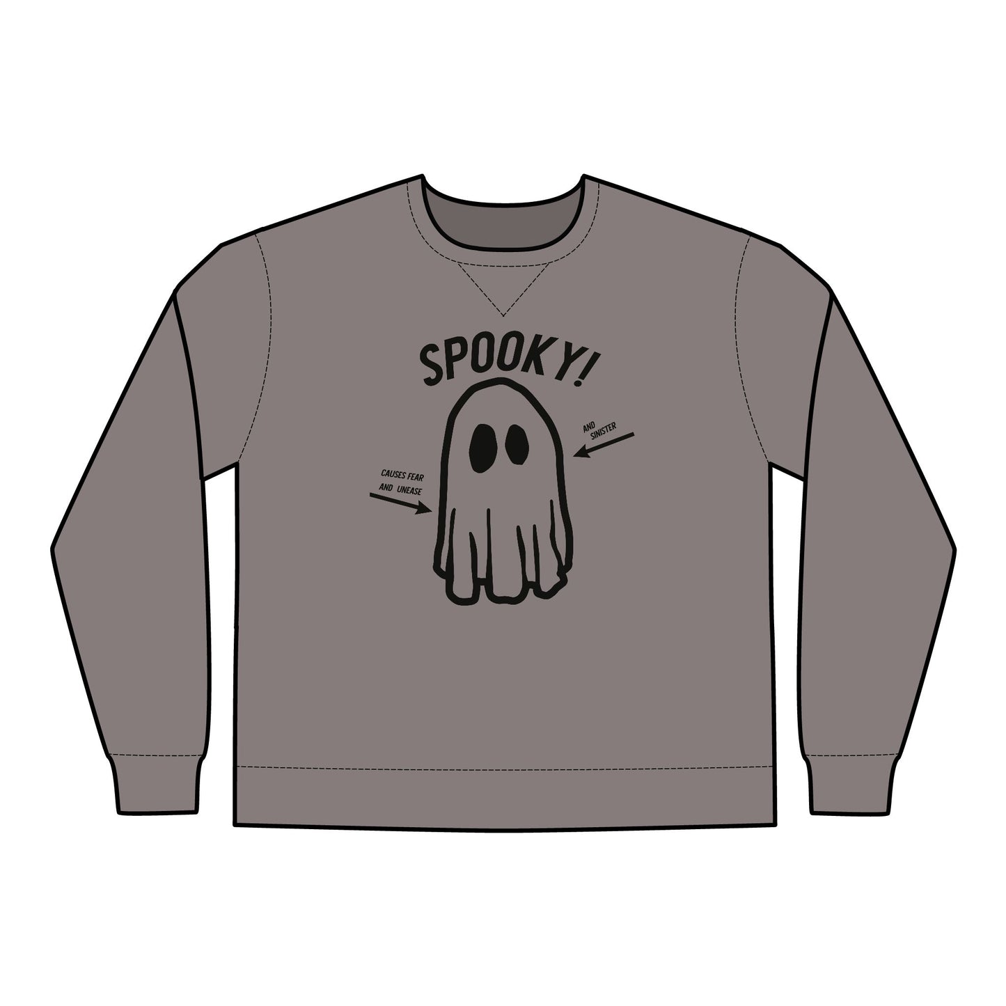 SPOOKY! and sinister ComfortWash® Garment Dyed Crewneck Sweatshirt