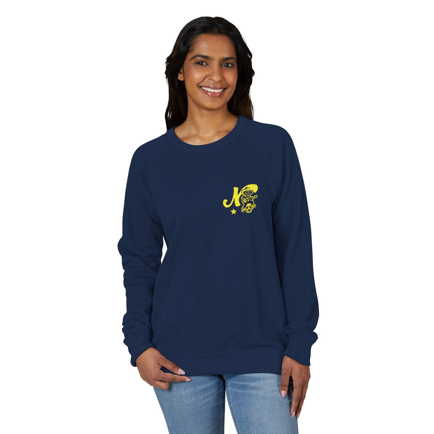 Scorchin Sam Unisex French Terry Raglan Crewneck