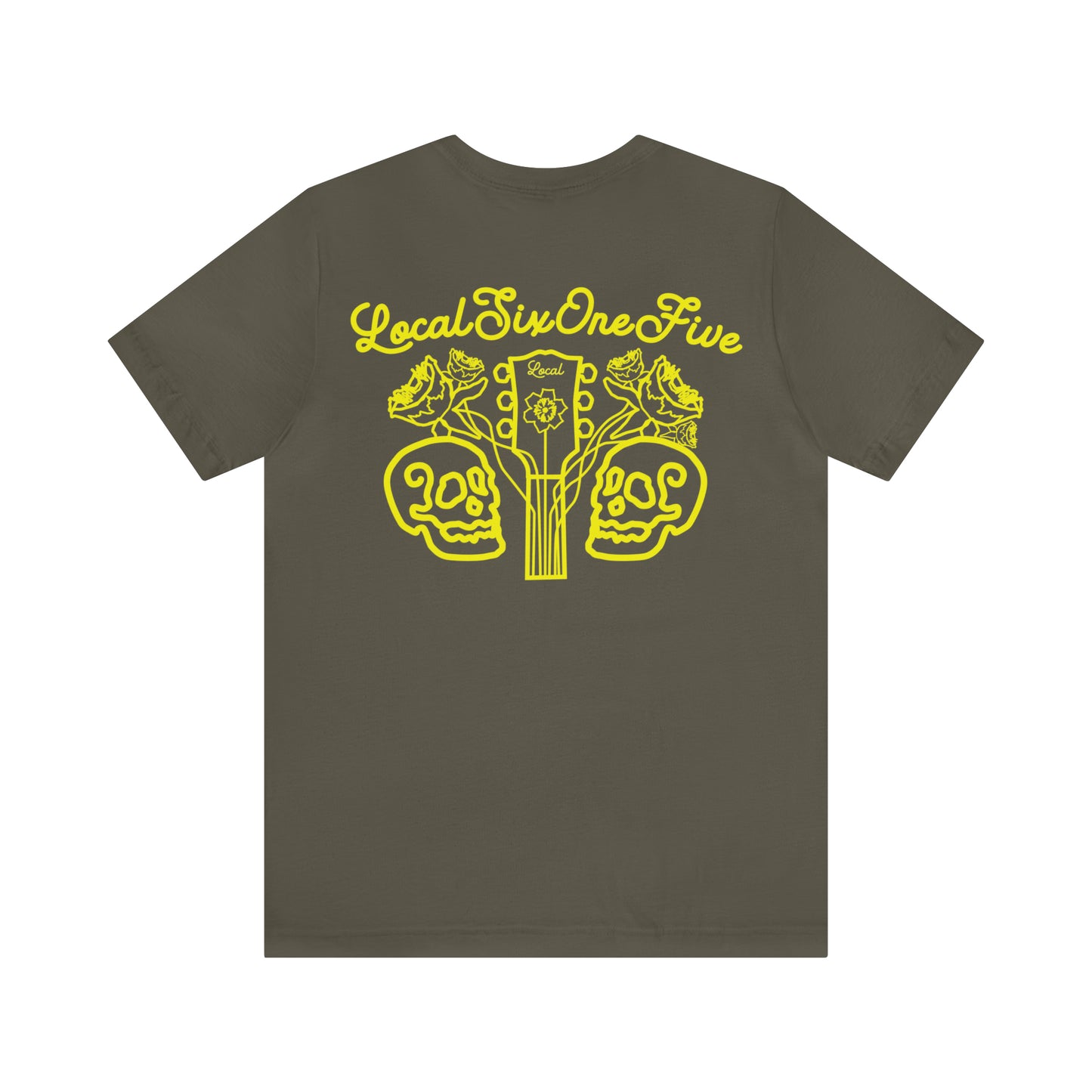 Local Skulls, Poplars, & Guitars Unisex Tee