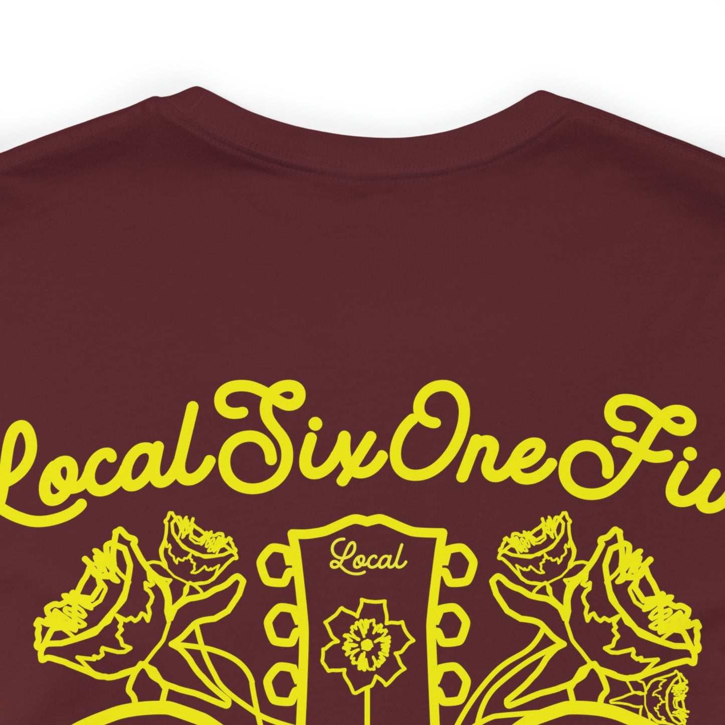 Local Skulls, Poplars, & Guitars Unisex Tee