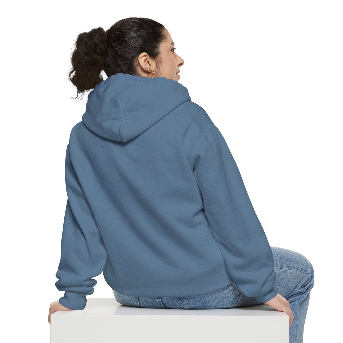 Local Script Garment-Dyed Hoodie