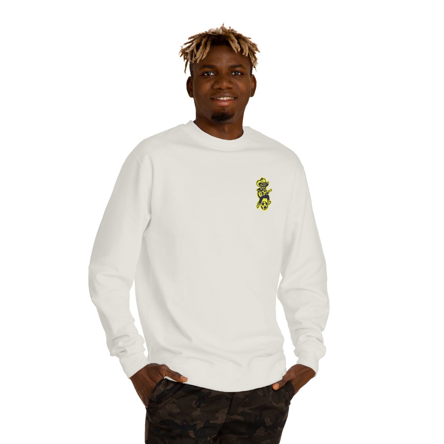 Sam Chest Logo Unisex Crew Neck Sweatshirt