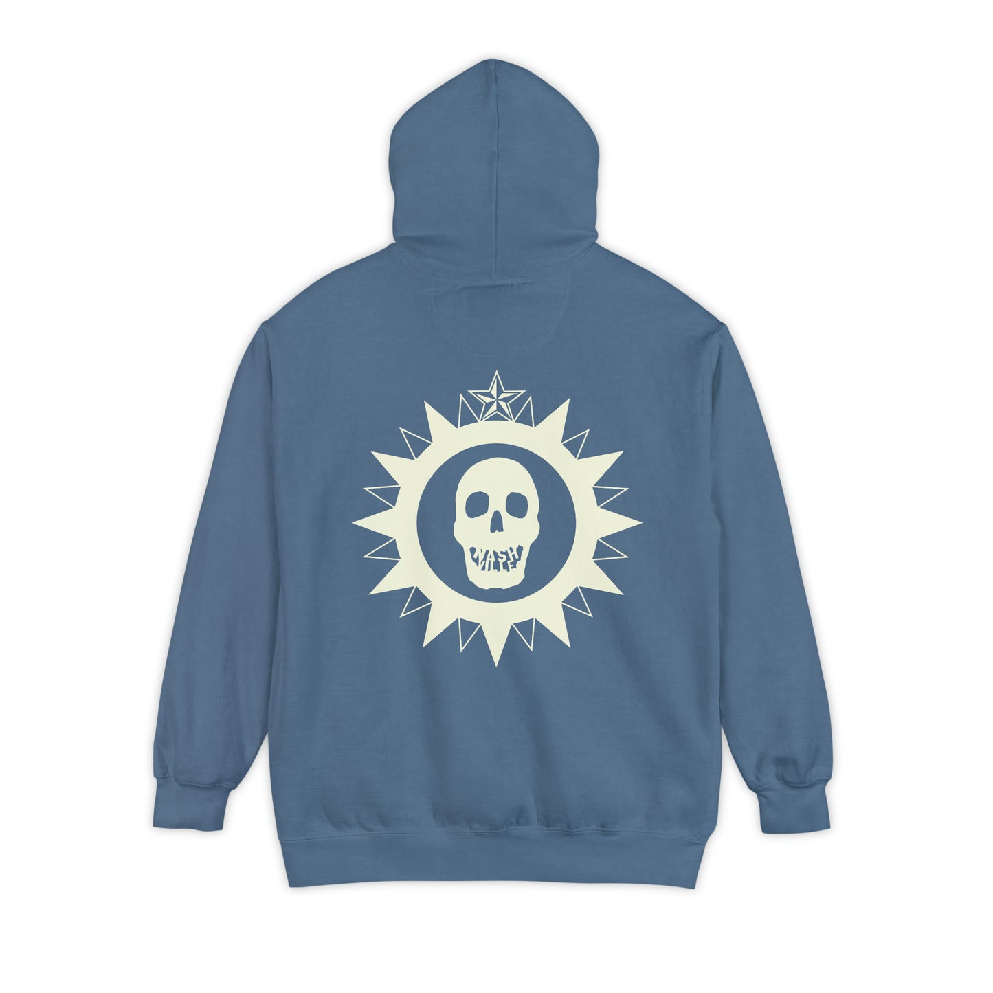 615 City Skull Unisex Garment-Dyed Hoodie
