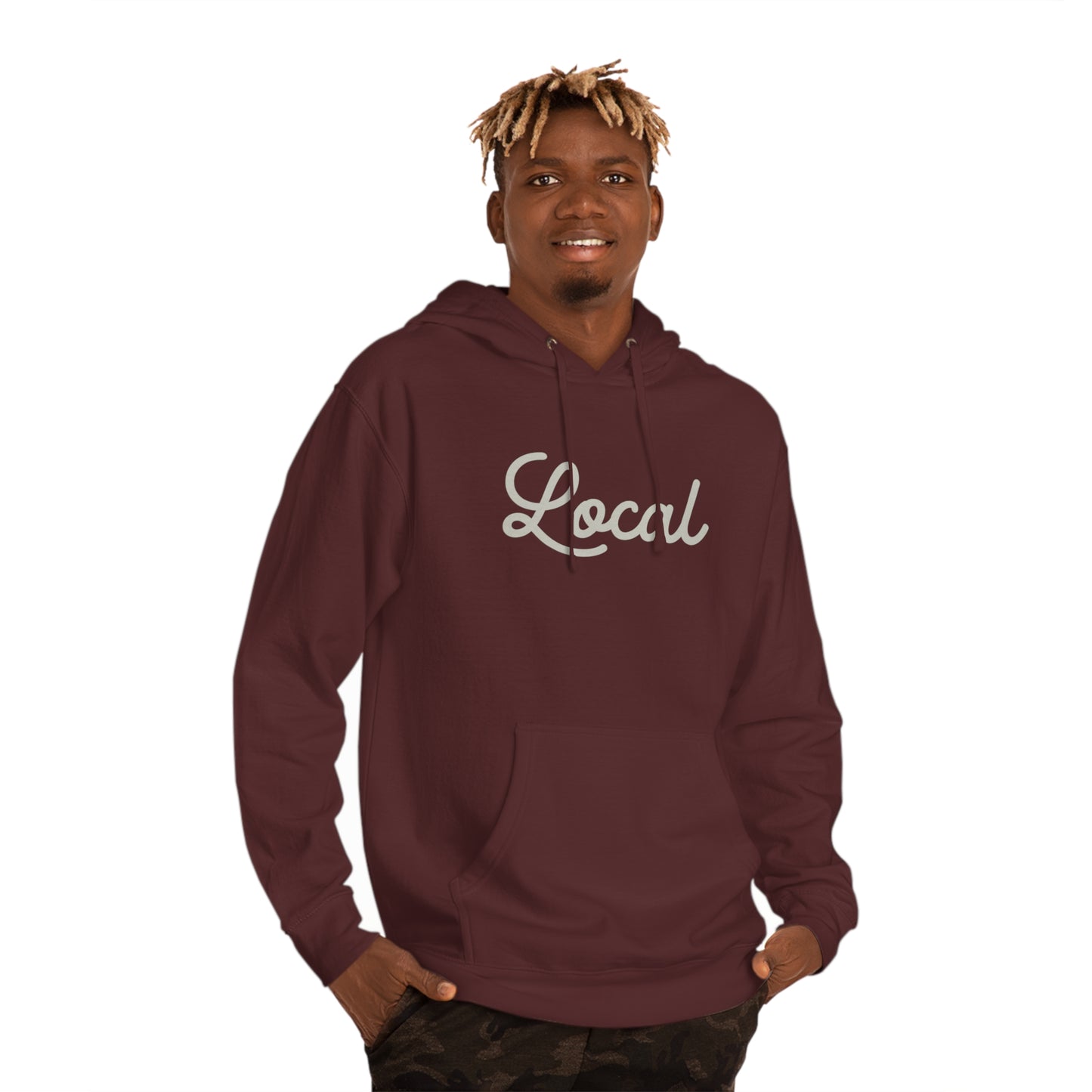 Local Script IND Unisex Hooded Sweatshirt