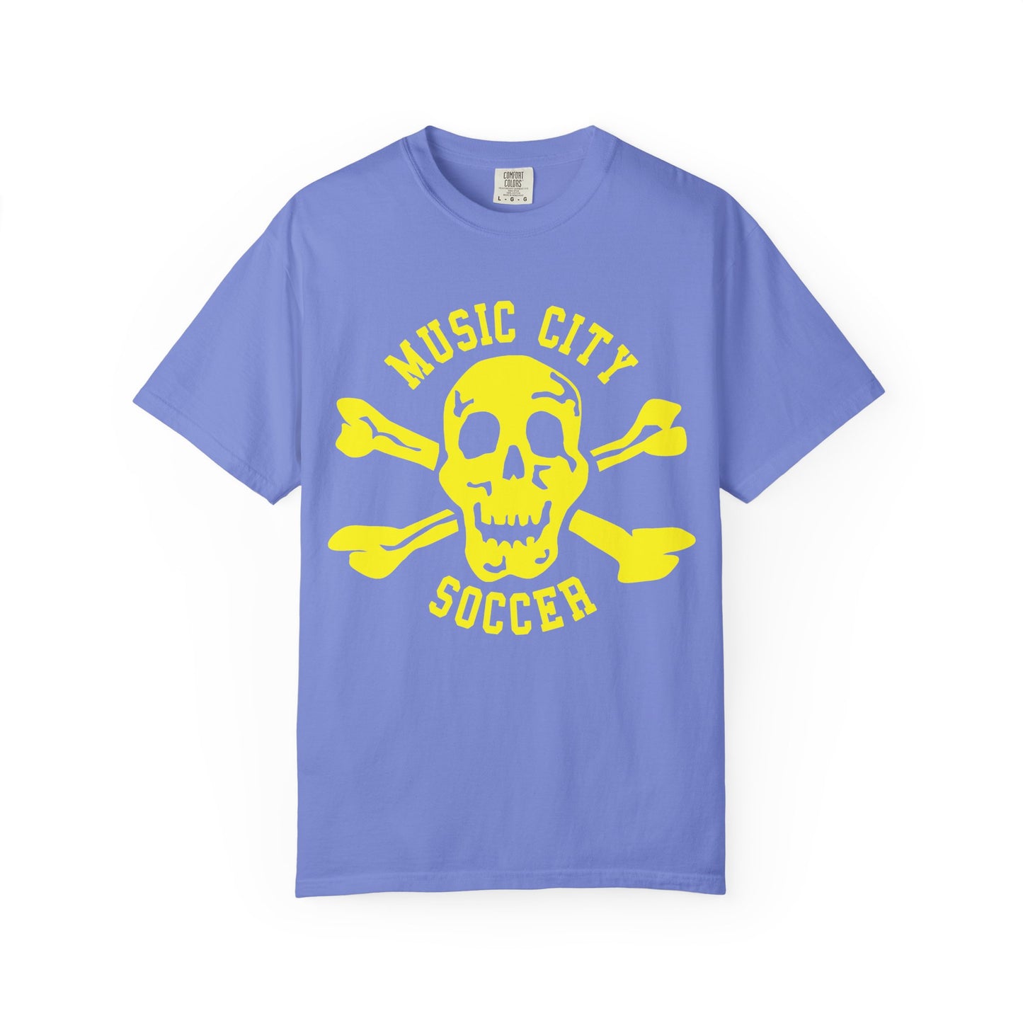 Music City Soccer XBones Unisex Garment-Dyed T-shirt