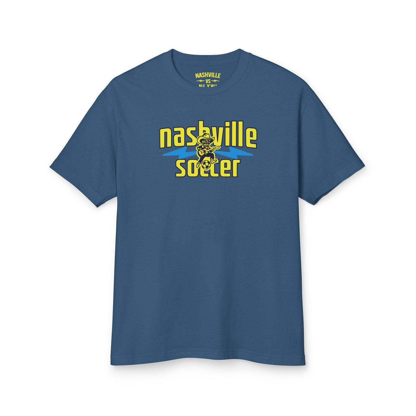 Nashville Soccer Lowercase SamBolts Garment-Dyed Heavyweight Cotton Tee