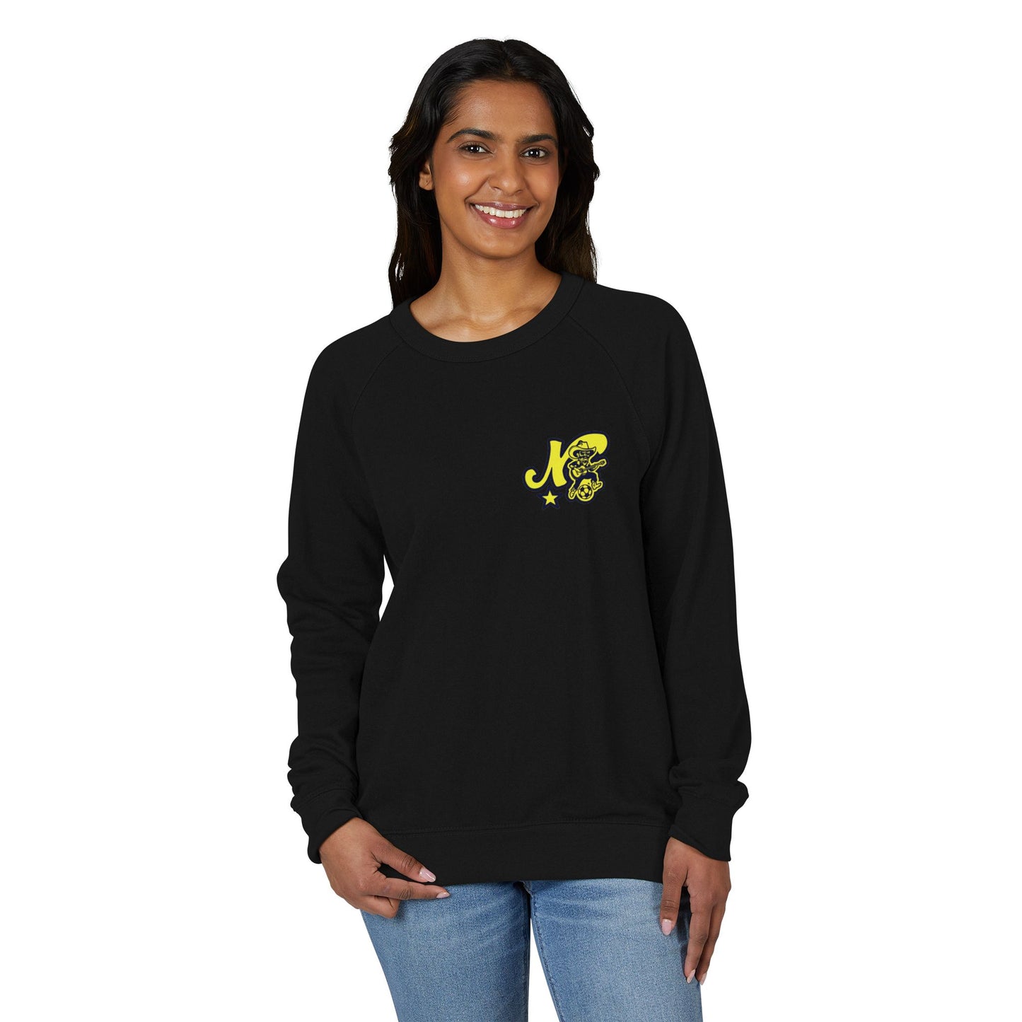 Scorchin Sam Unisex French Terry Raglan Crewneck