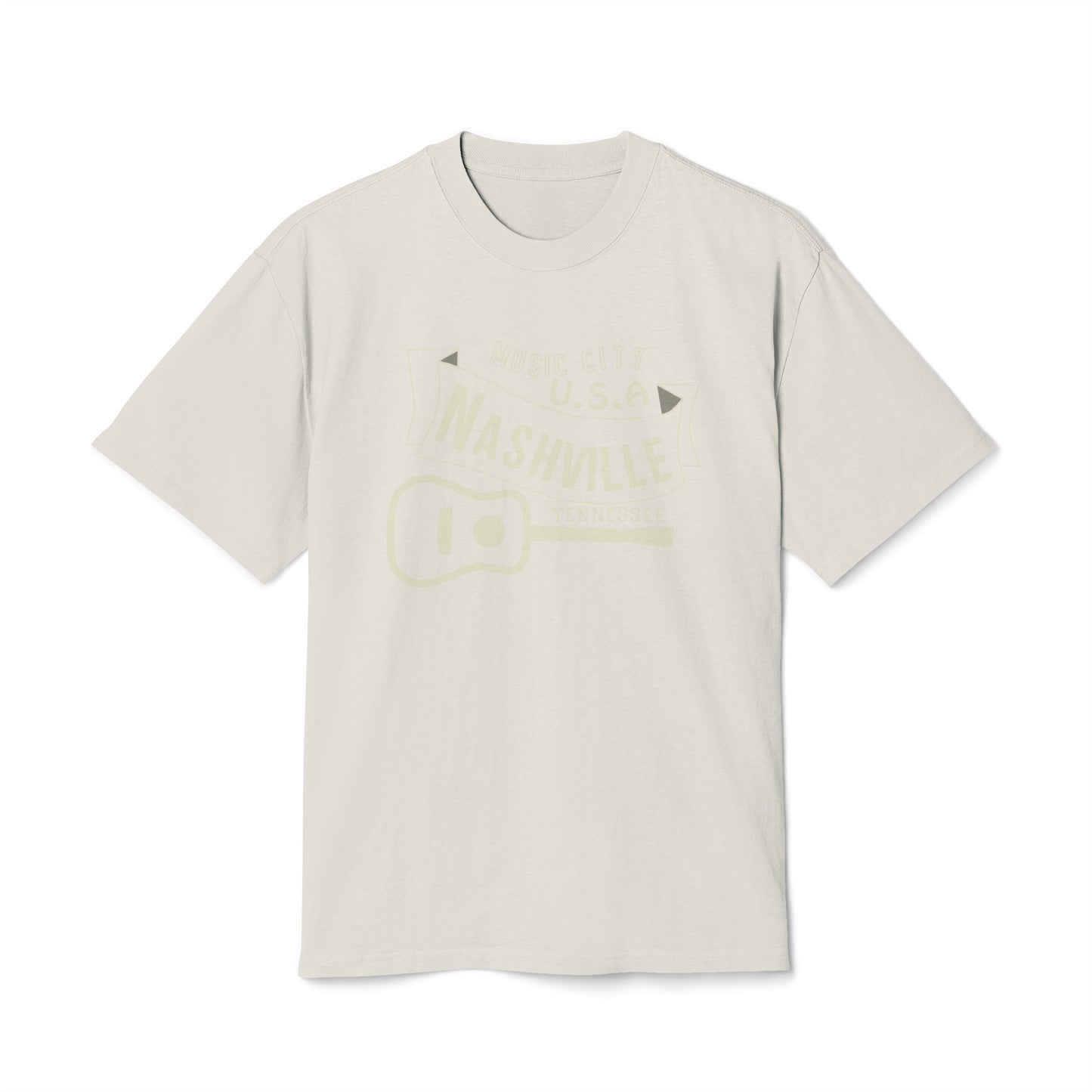 Vintage Music City Unisex Heavy Faded Tee