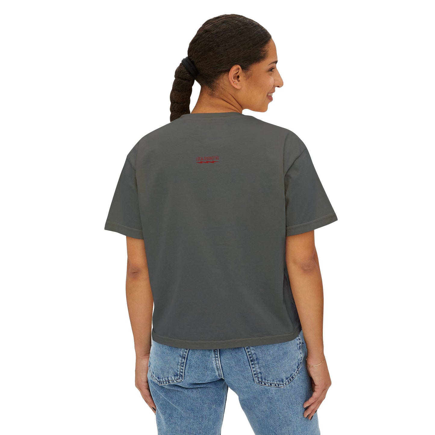 BE NICE skull Women's Boxy Tee