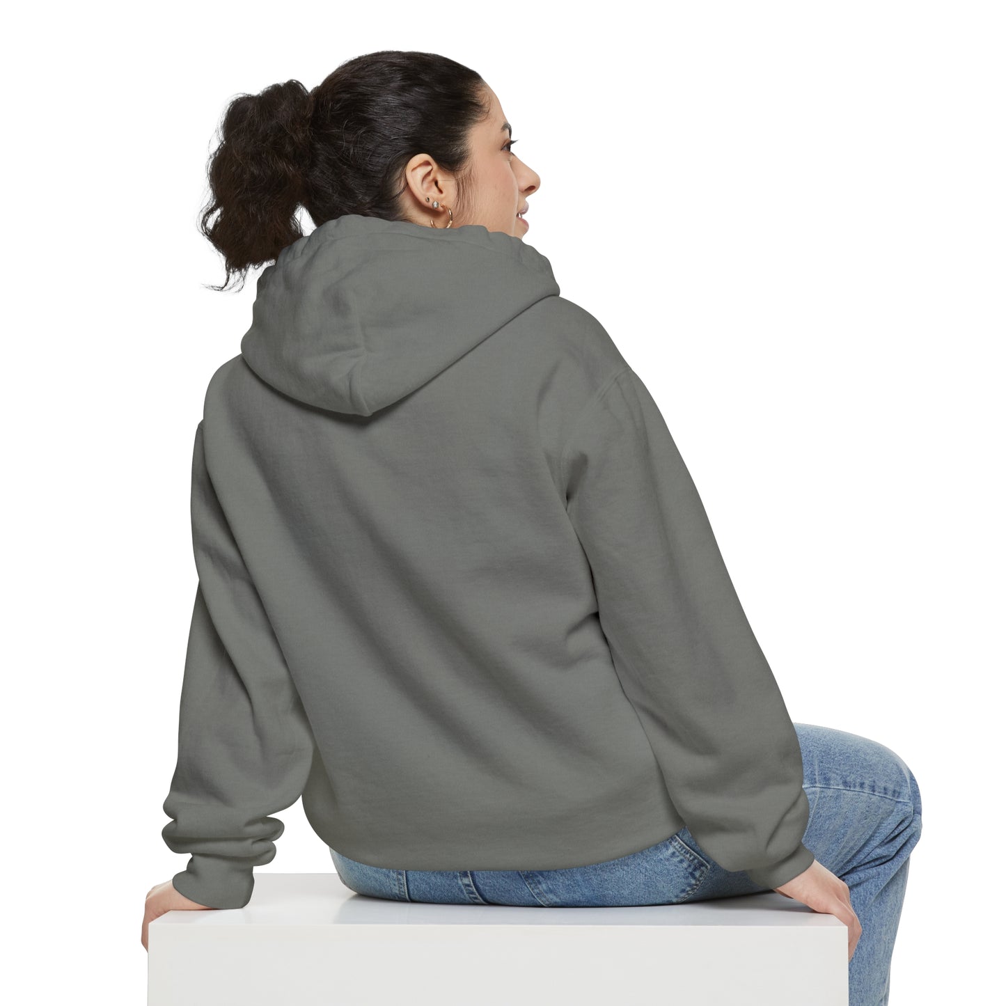 Local Script Garment-Dyed Hoodie