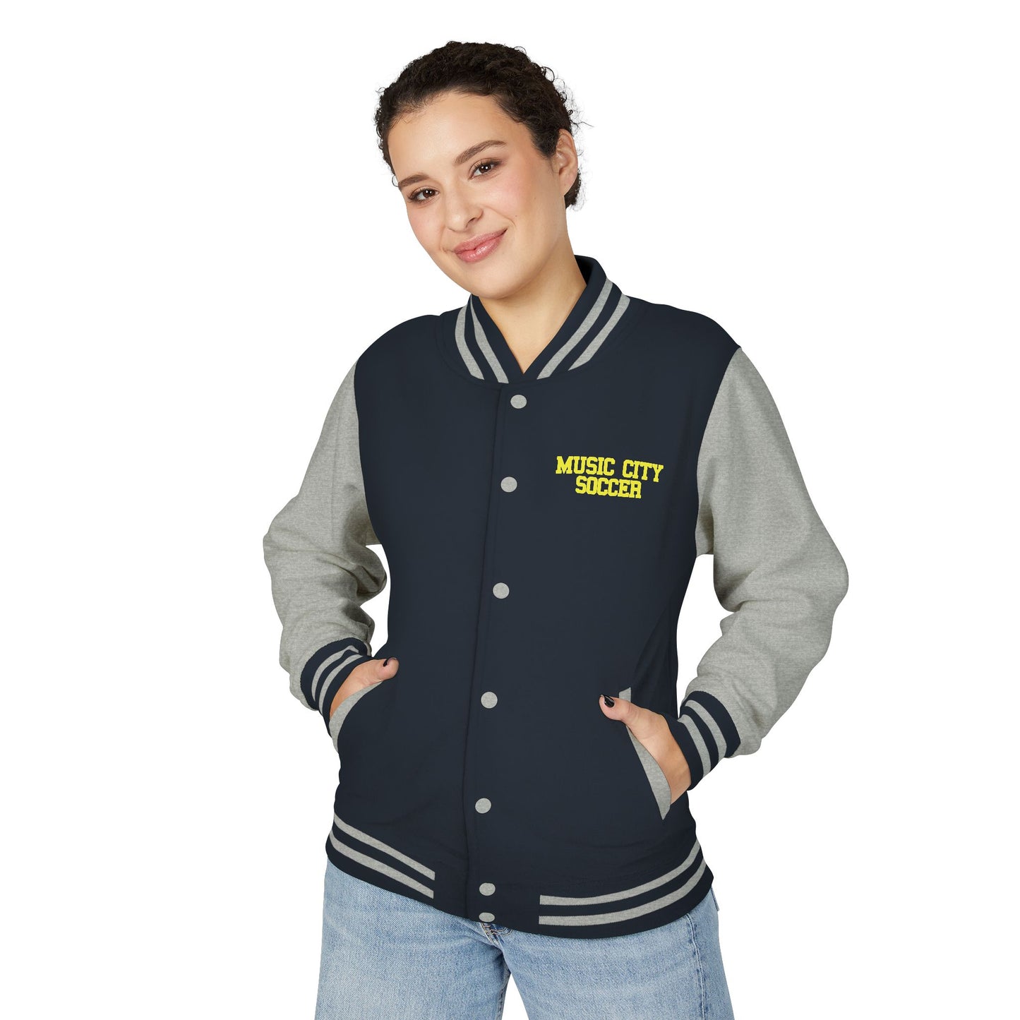 MC Skull Unisex Heavyweight Letterman Jacket