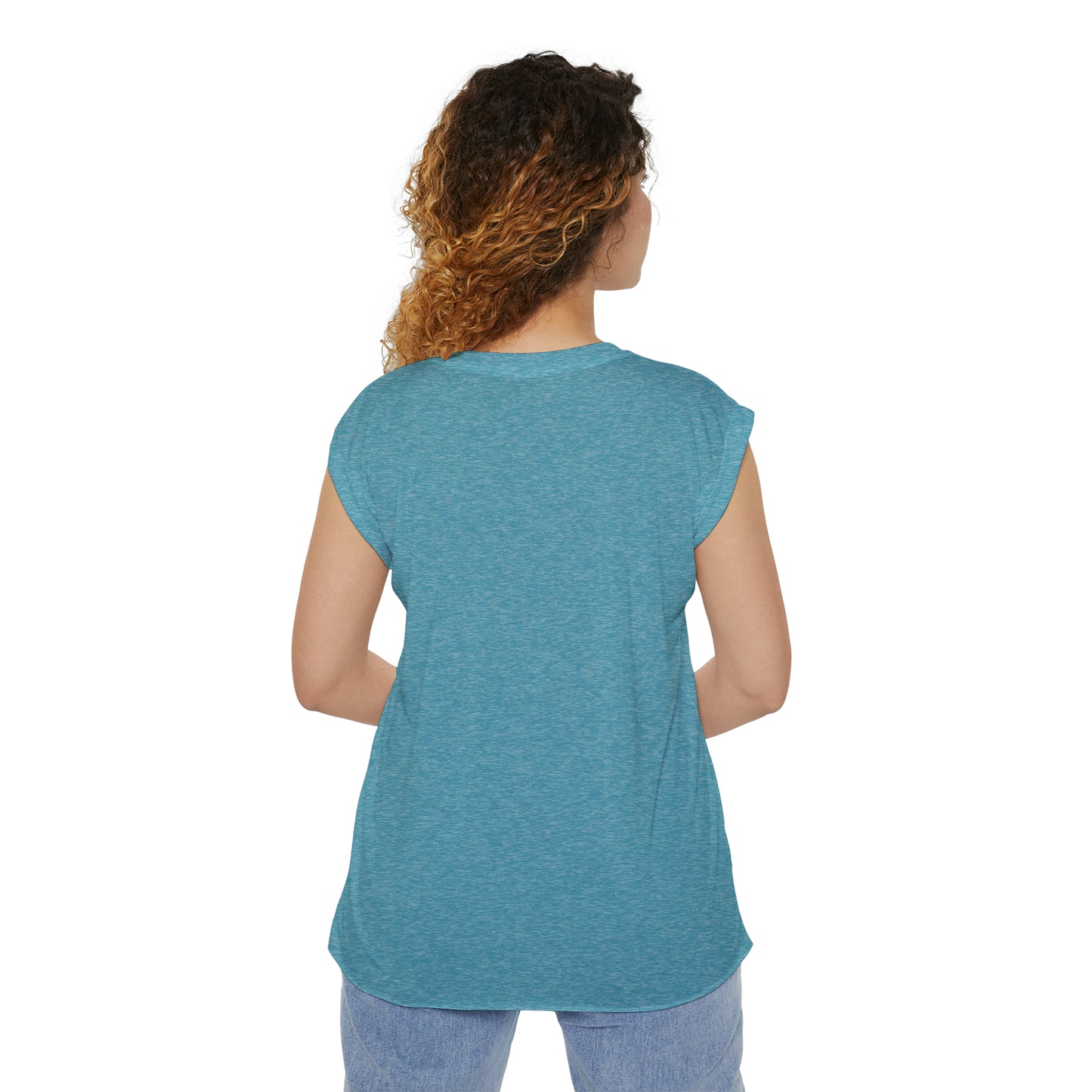 2Boots Women’s Flowy Rolled Cuffs Muscle Tee
