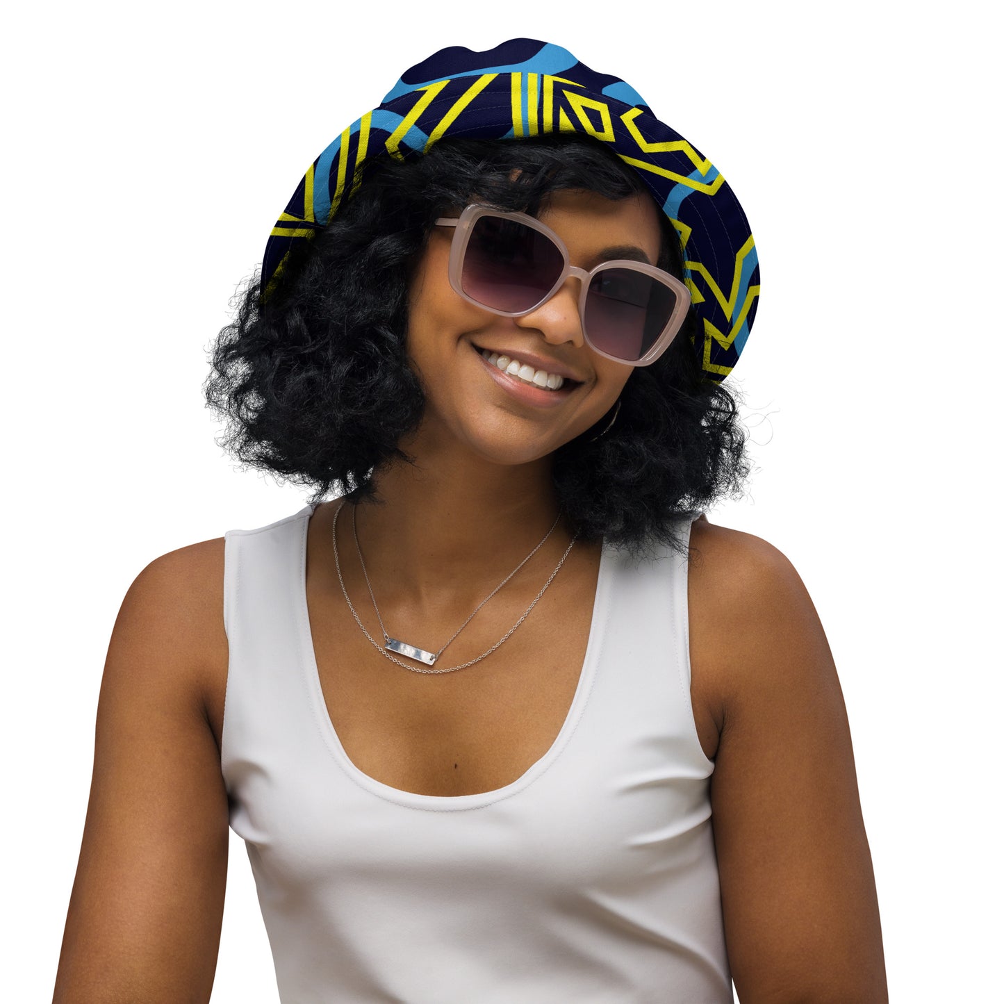 Broken N River Reversible bucket hat