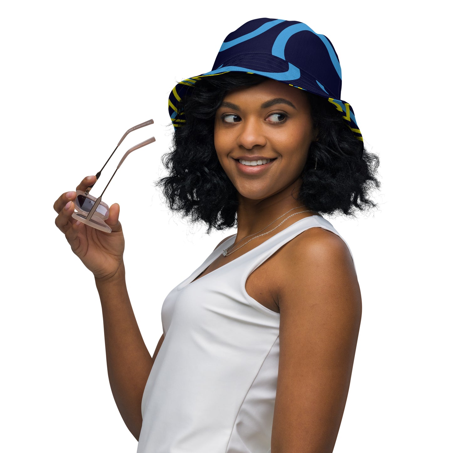 Broken N River Reversible bucket hat