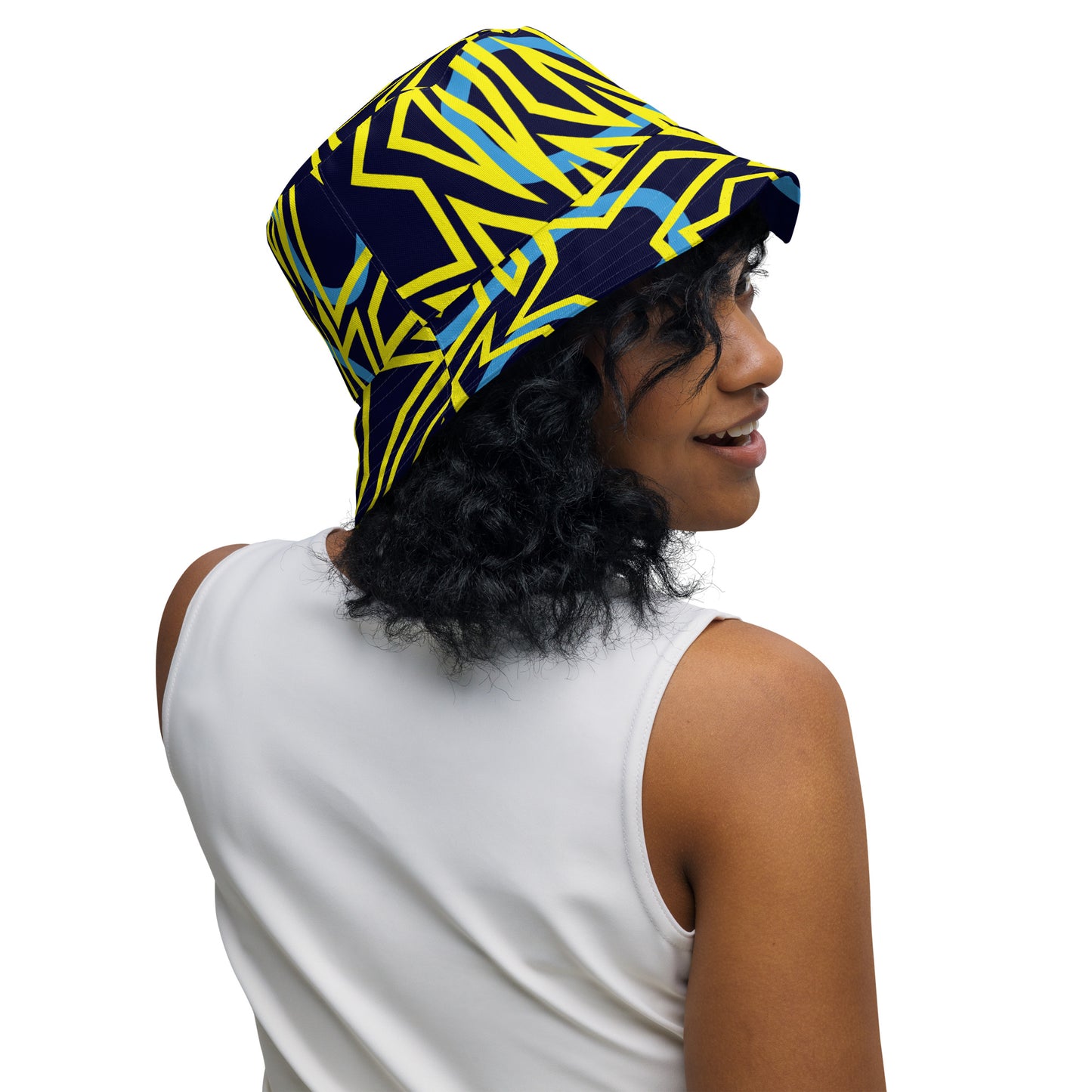 Broken N River Reversible bucket hat