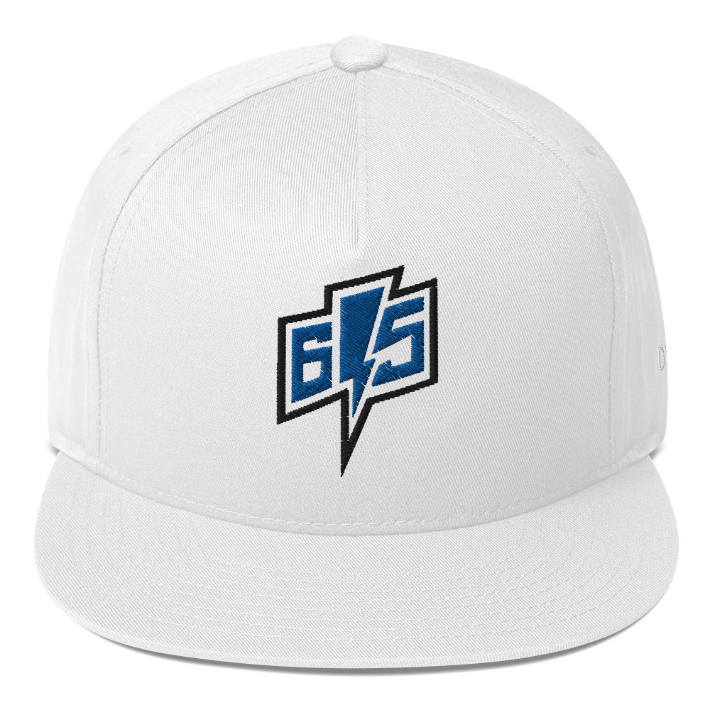 6BOLT5_MT Flat Bill 5 panel Cap