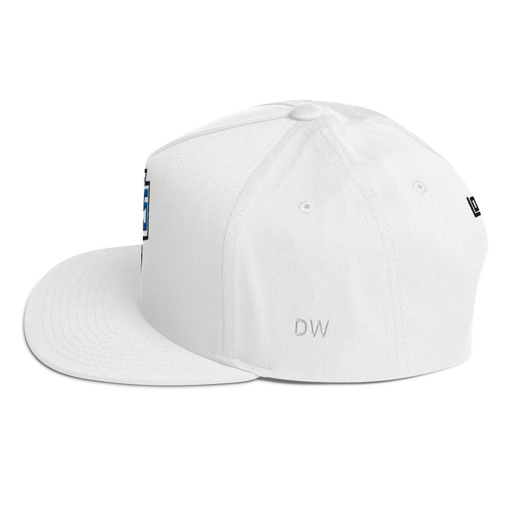6BOLT5_MT Flat Bill 5 panel Cap