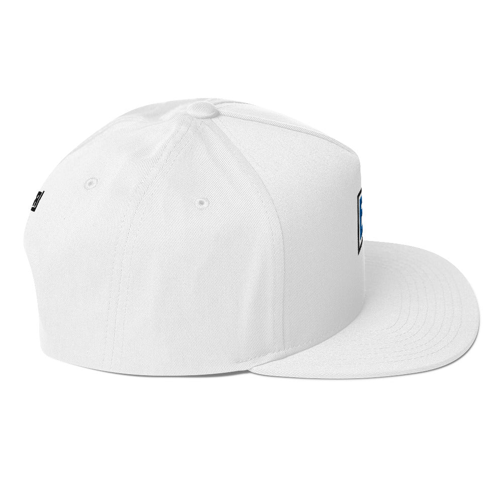 6BOLT5_MT Flat Bill 5 panel Cap