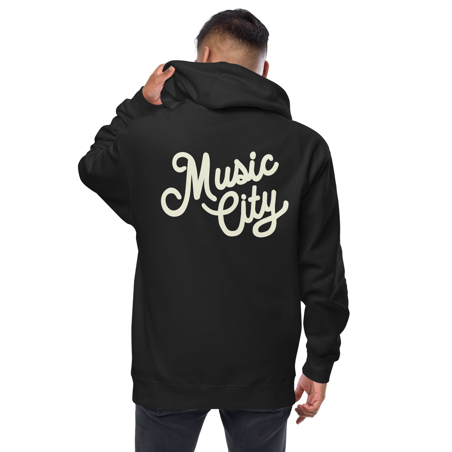 Music City Script zip up hoodie