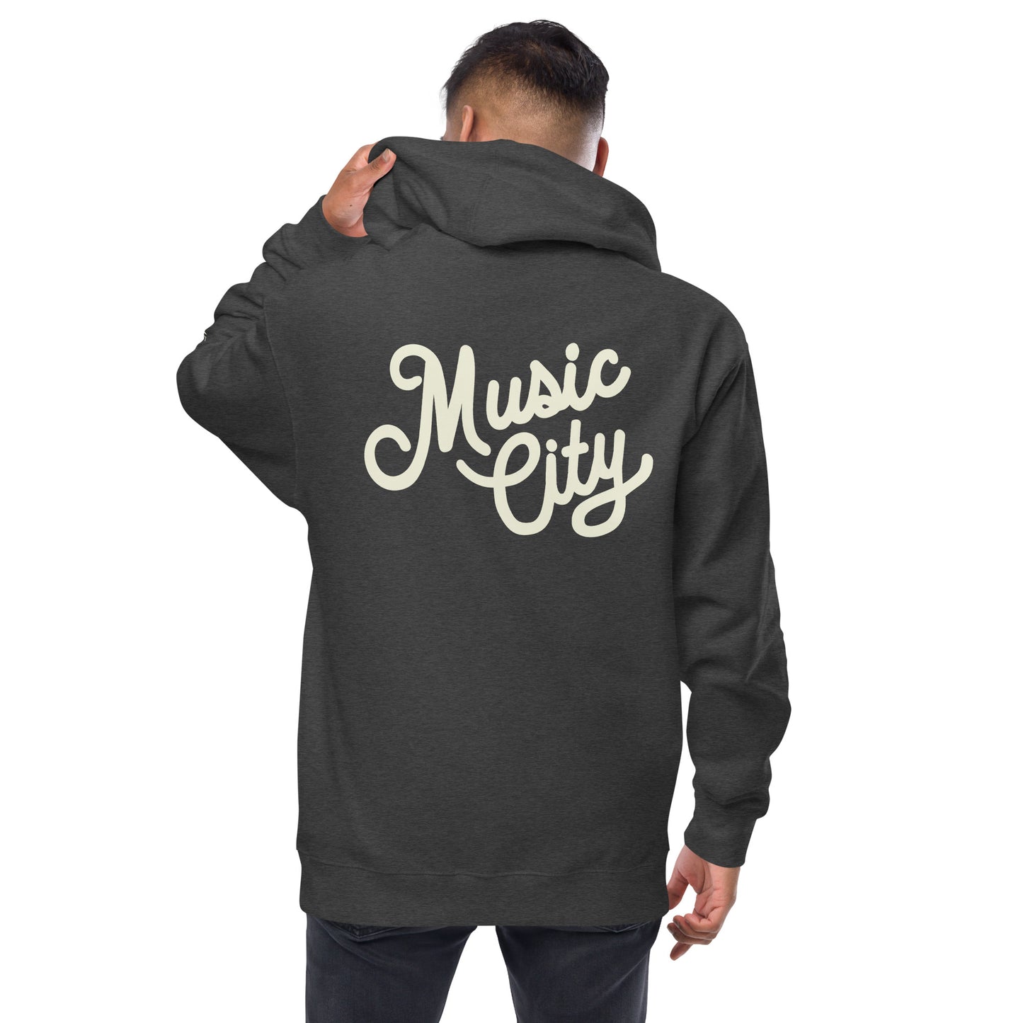 Music City Script zip up hoodie