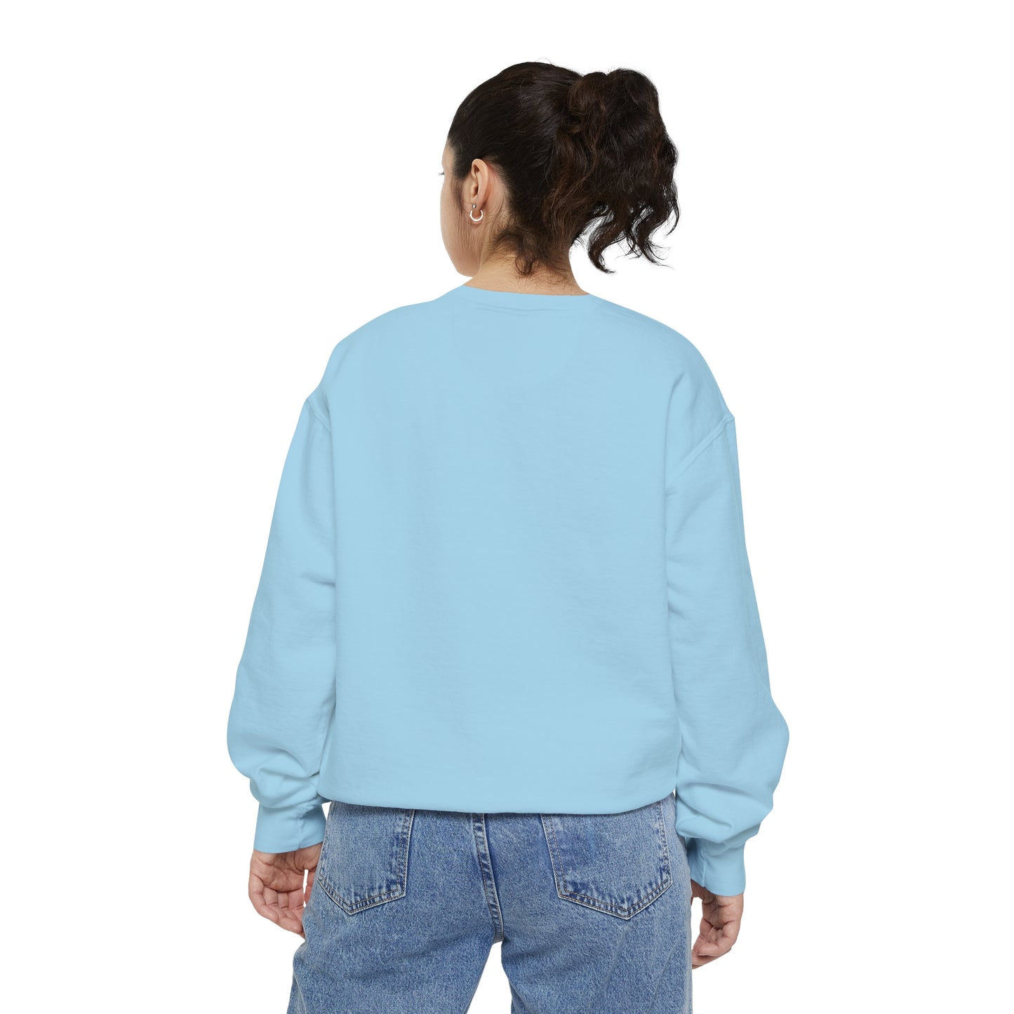 Local Script Unisex Garment-Dyed Sweatshirt