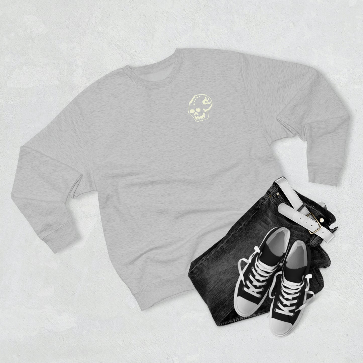 Mori Skull Unisex Premium Crewneck Sweatshirt