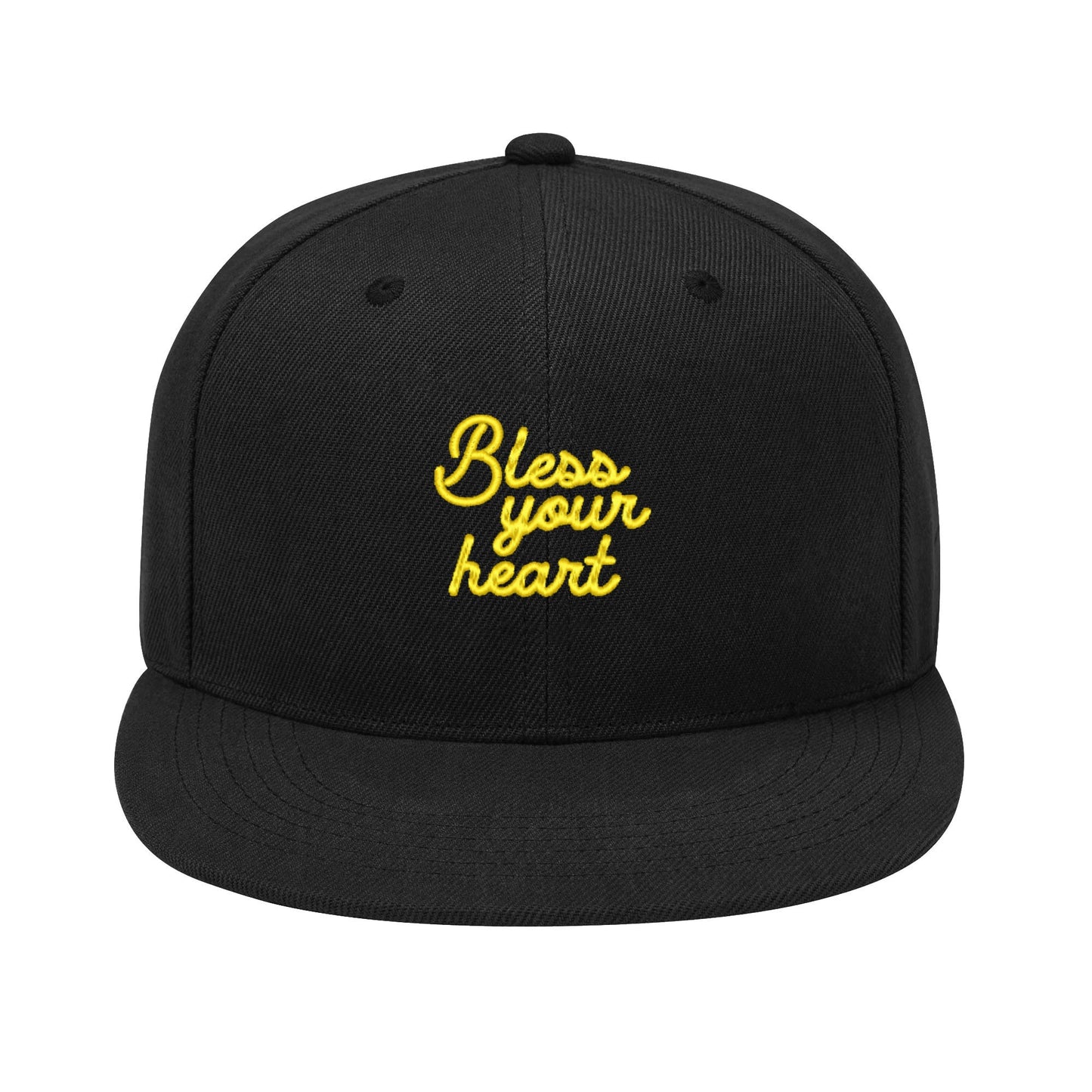 Bless Your Heart Scripted flat bill hat
