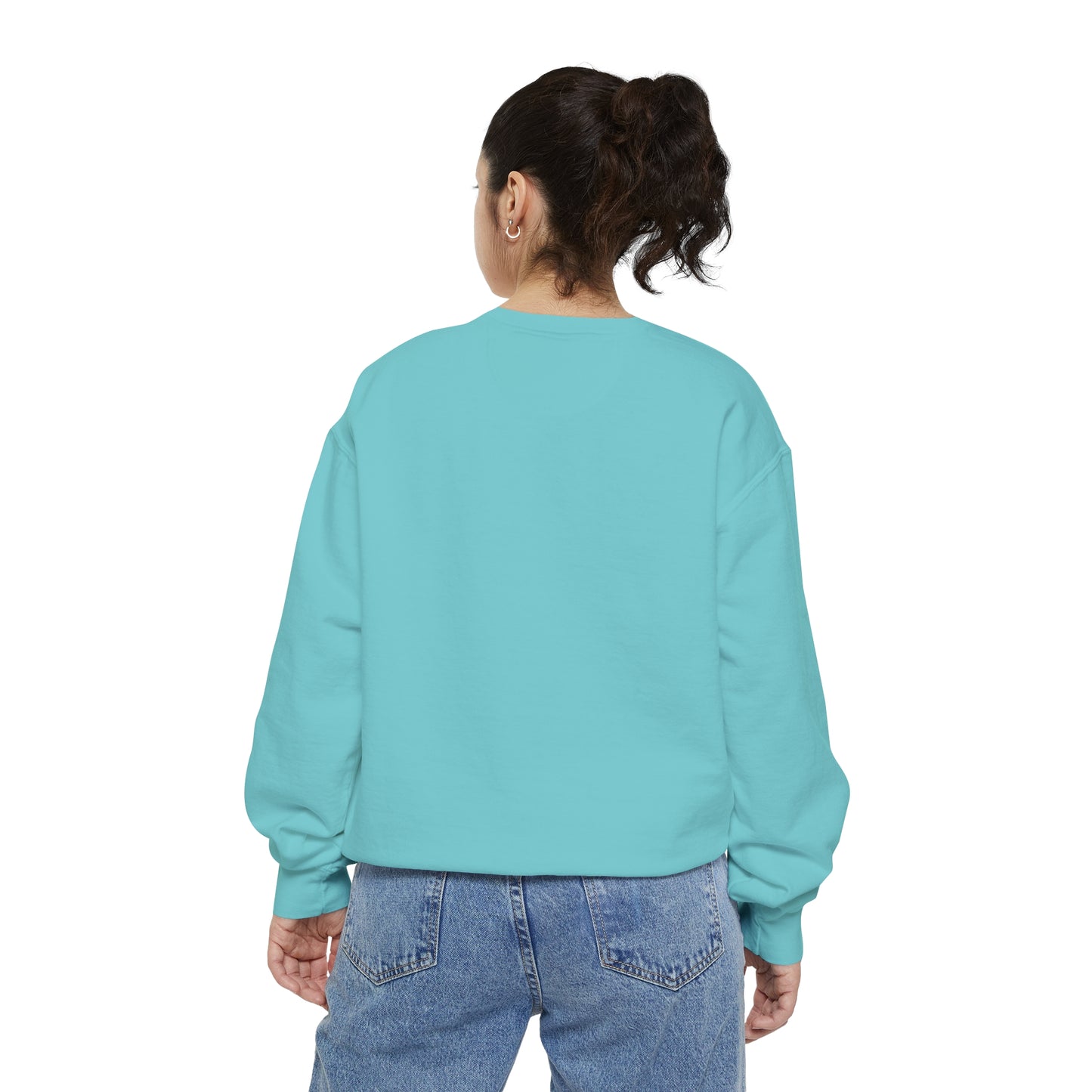 Local Script Unisex Garment-Dyed Sweatshirt