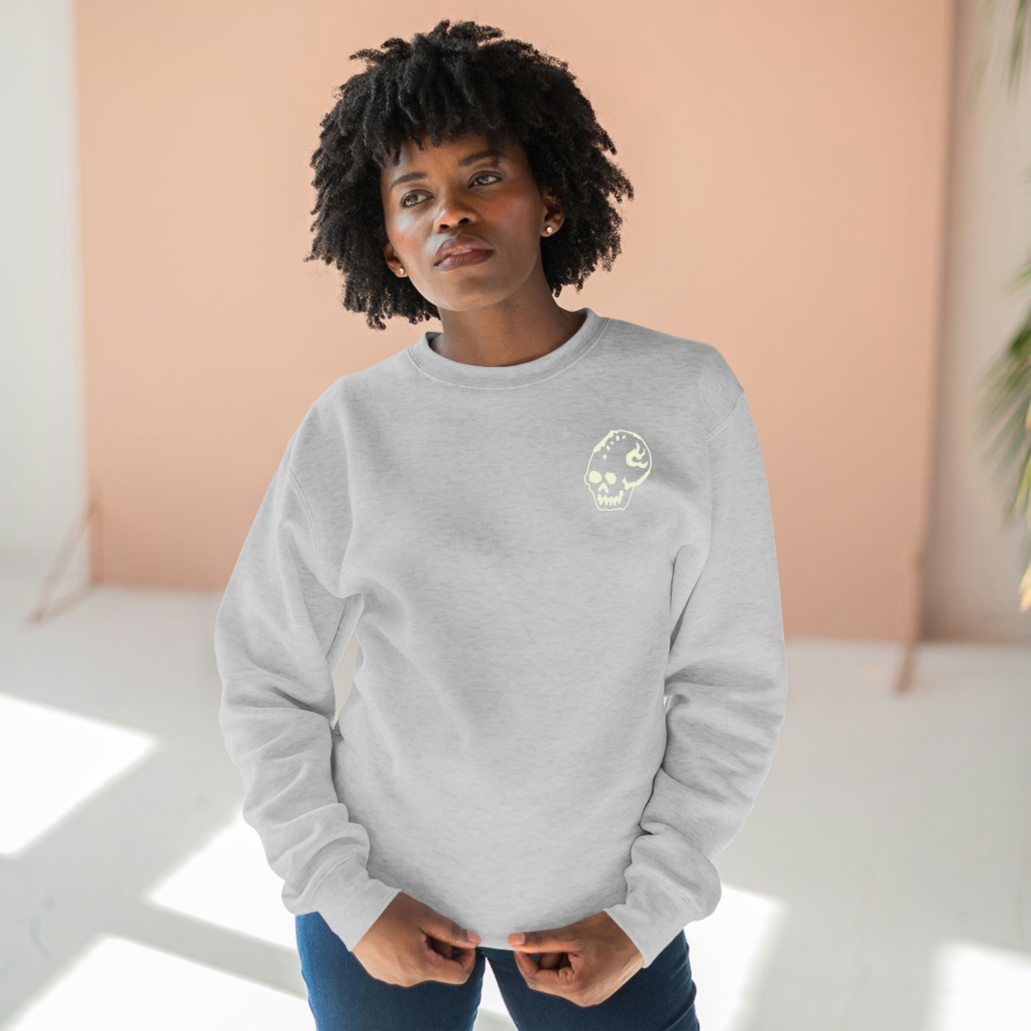 Mori Skull Unisex Premium Crewneck Sweatshirt