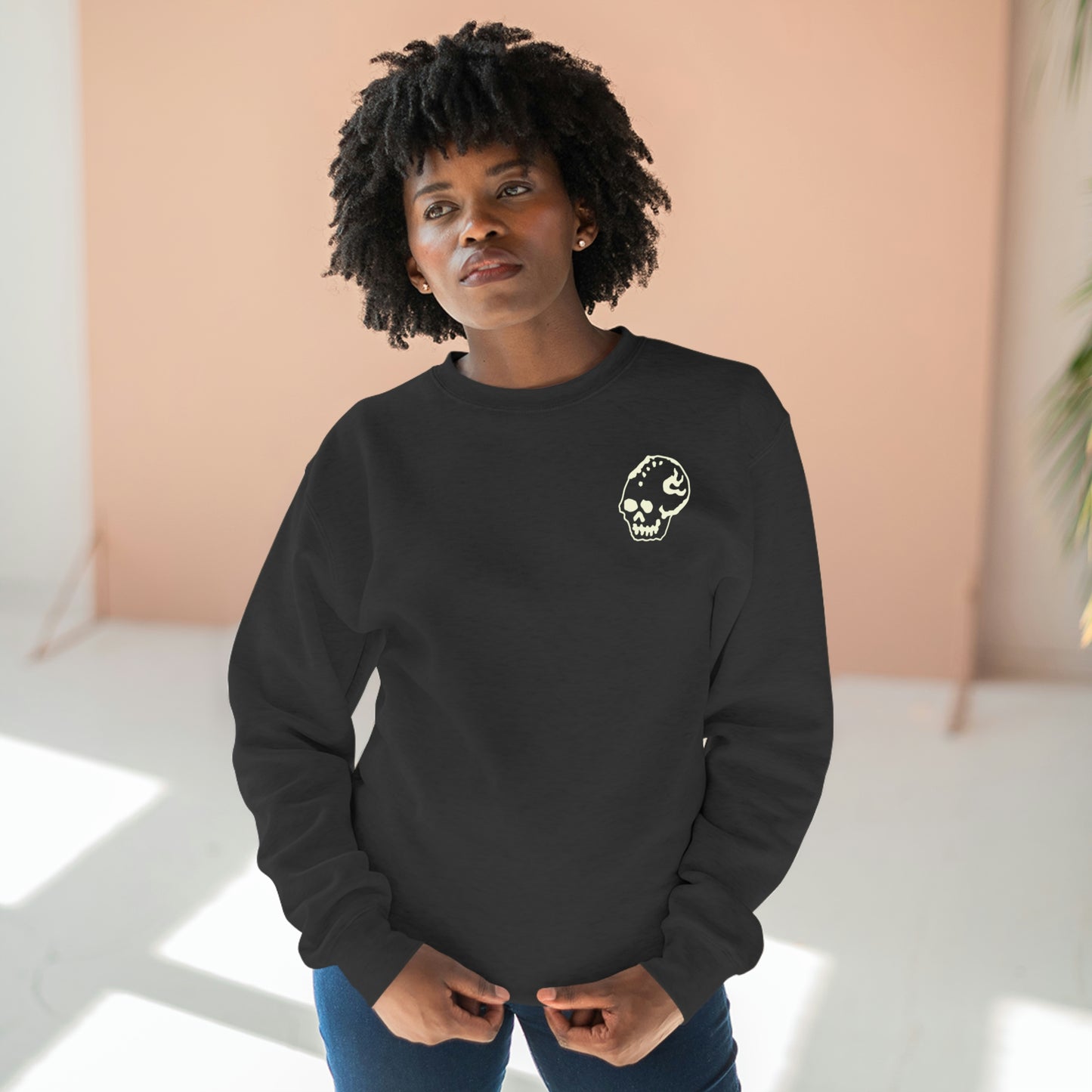 Mori Skull Unisex Premium Crewneck Sweatshirt