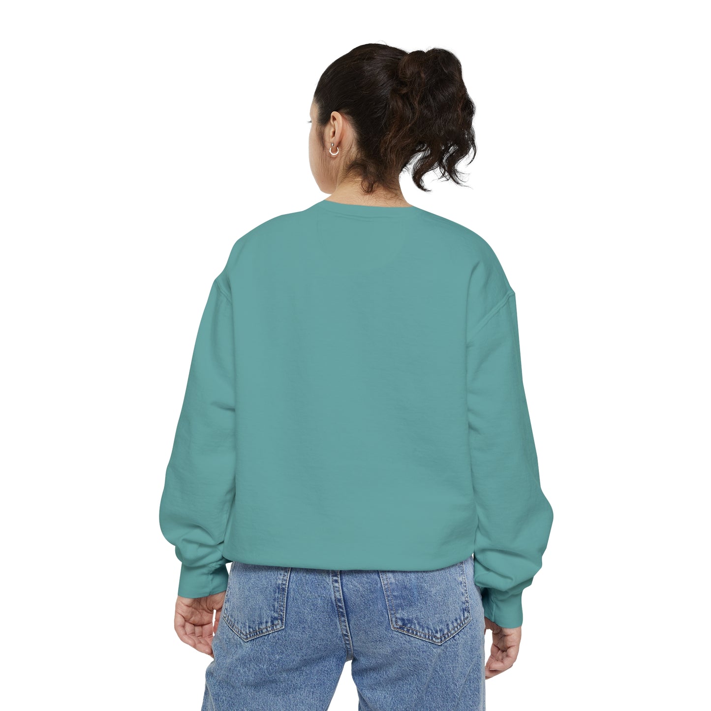 Local Script Unisex Garment-Dyed Sweatshirt