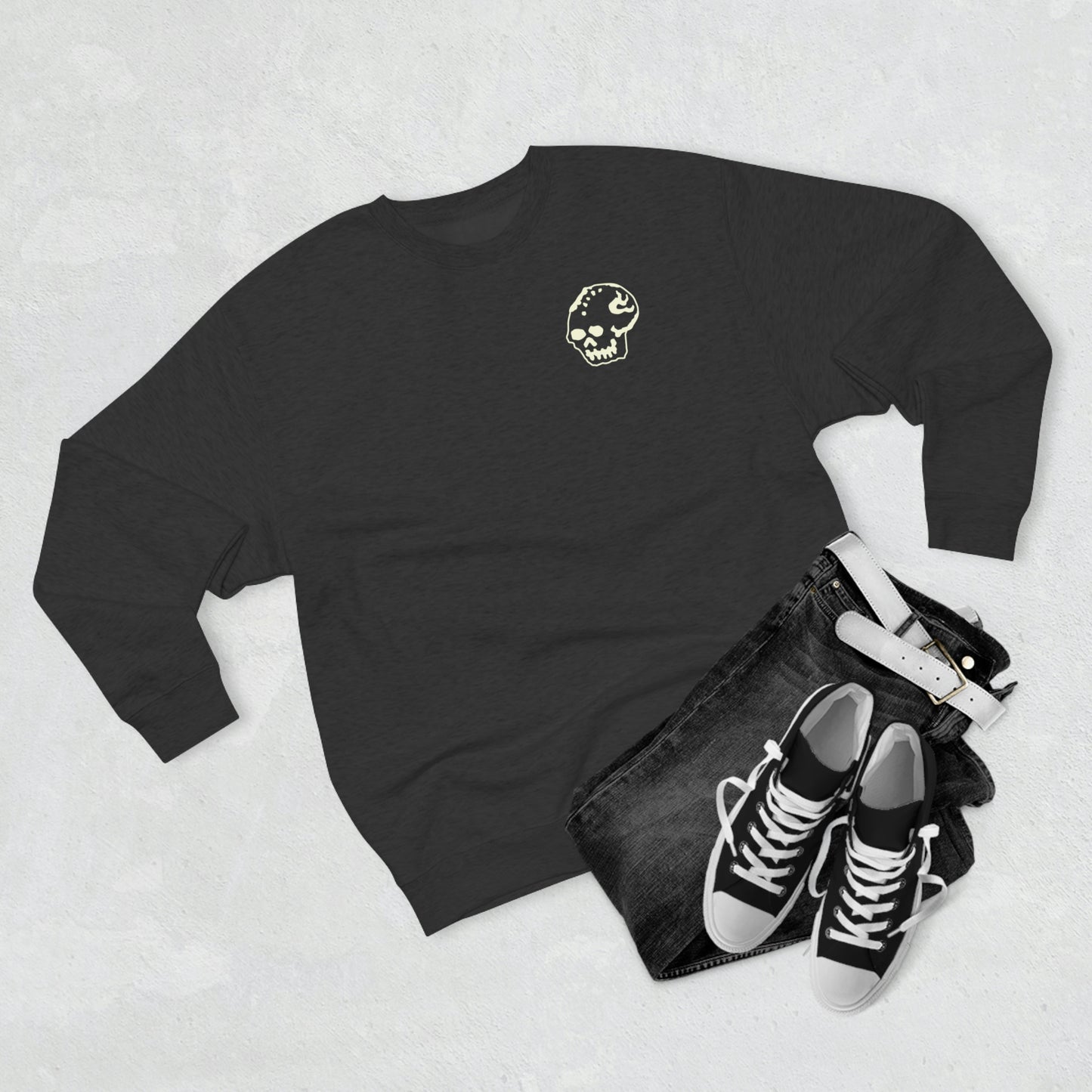 Mori Skull Unisex Premium Crewneck Sweatshirt