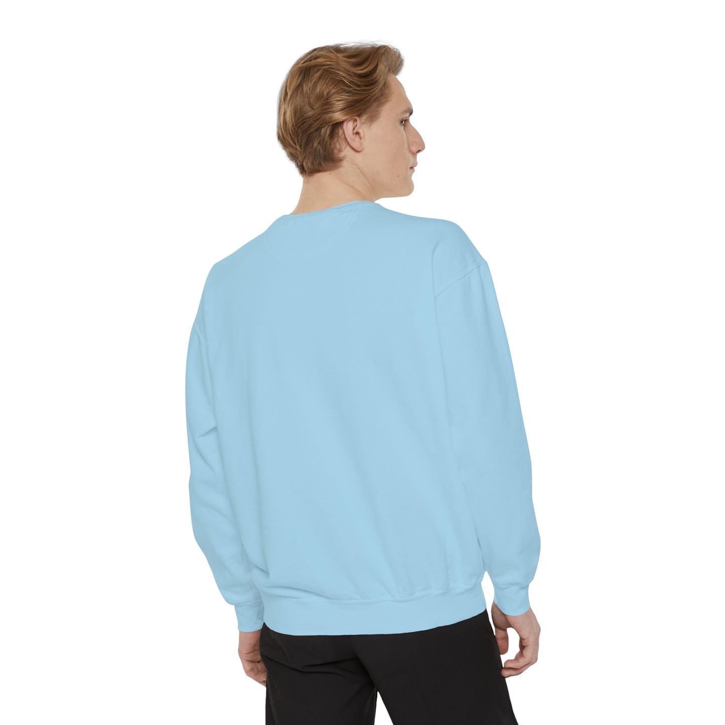 Local Script Unisex Garment-Dyed Sweatshirt