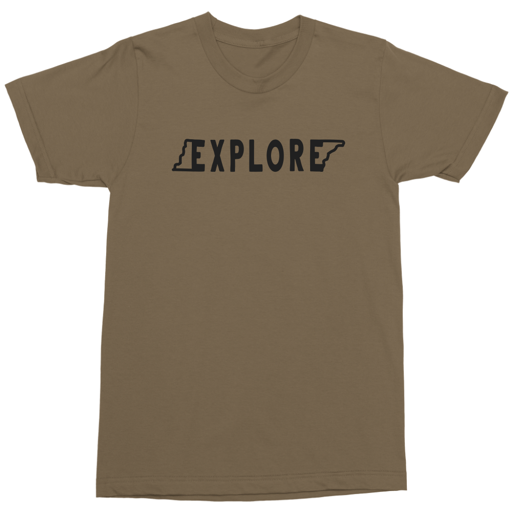 Explore Outline Military T-shirt