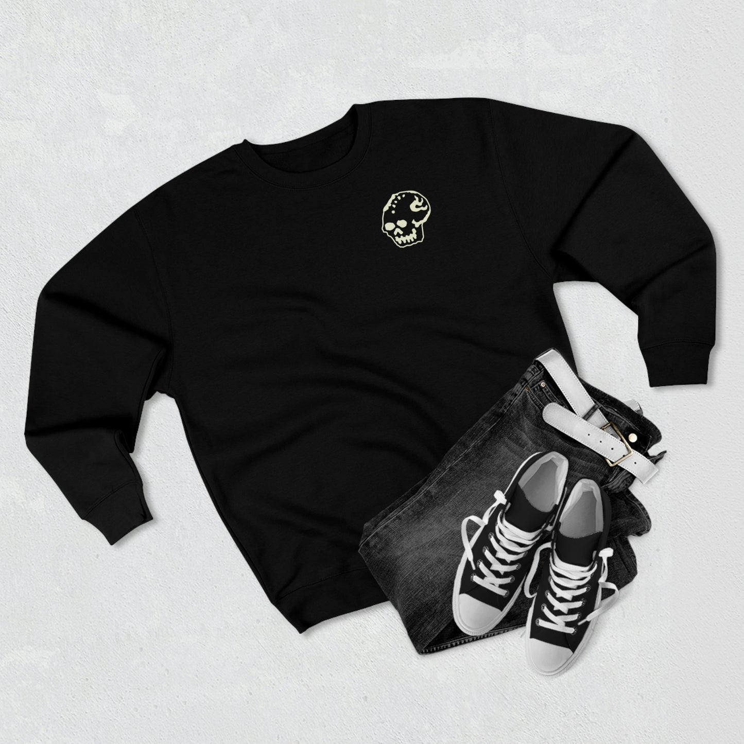 Mori Skull Unisex Premium Crewneck Sweatshirt