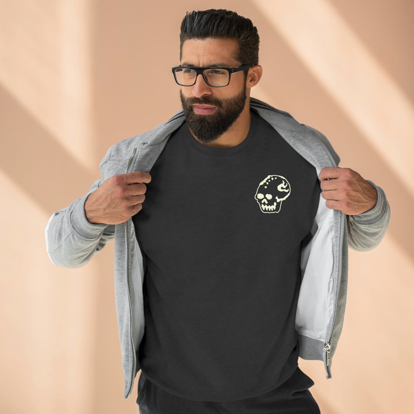 Mori Skull Unisex Premium Crewneck Sweatshirt
