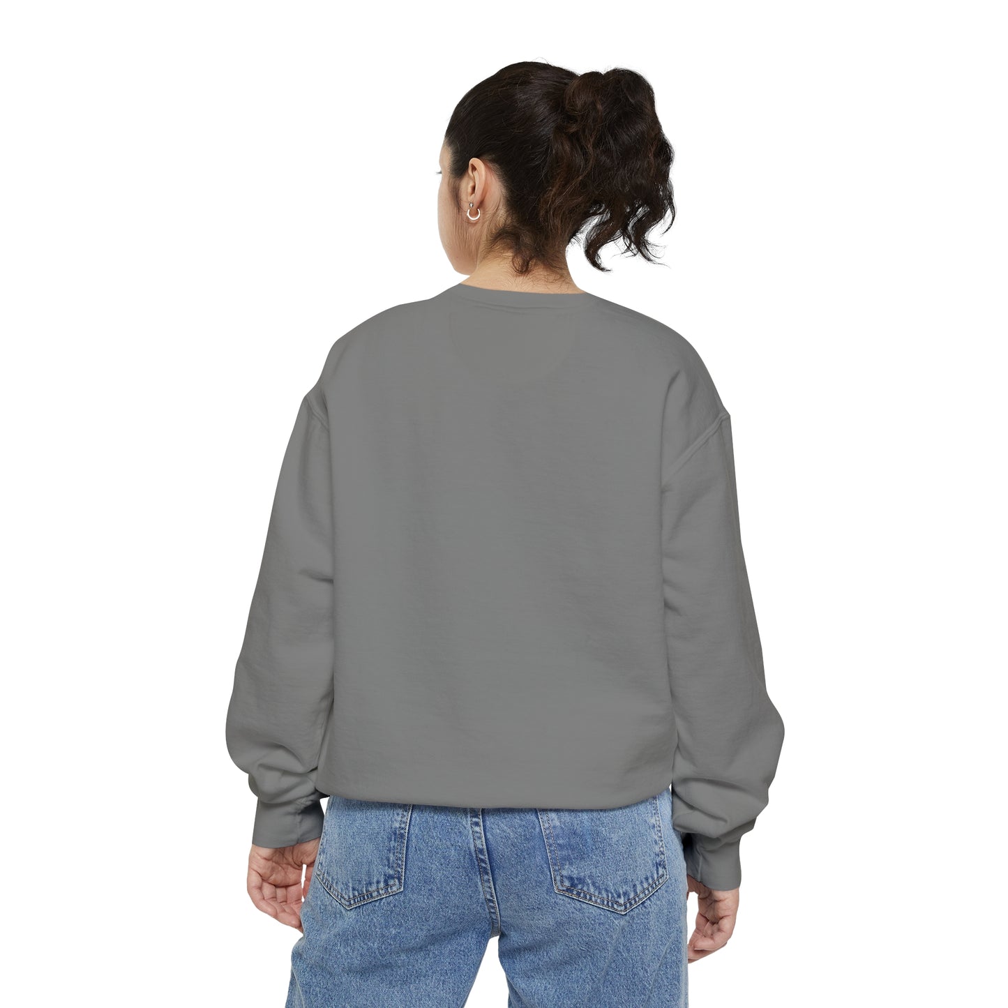 Local Script Unisex Garment-Dyed Sweatshirt