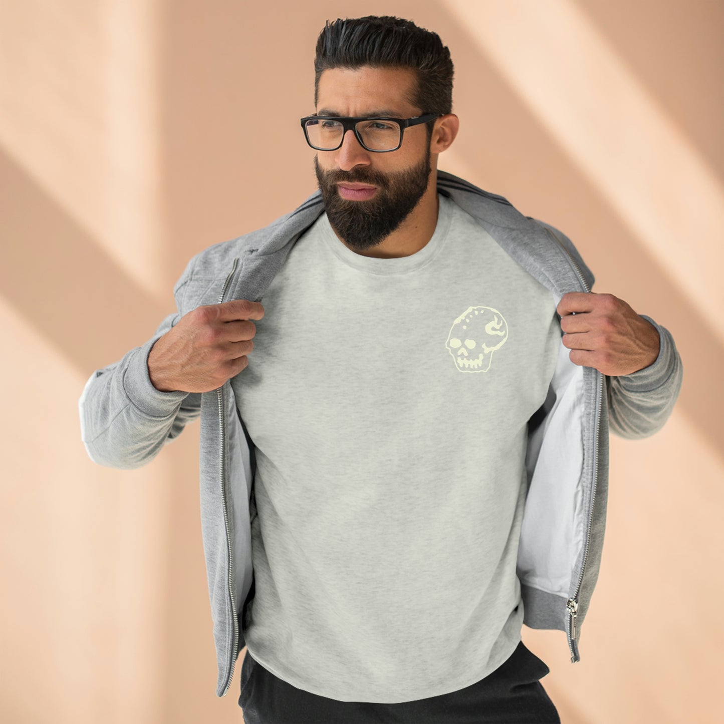Mori Skull Unisex Premium Crewneck Sweatshirt