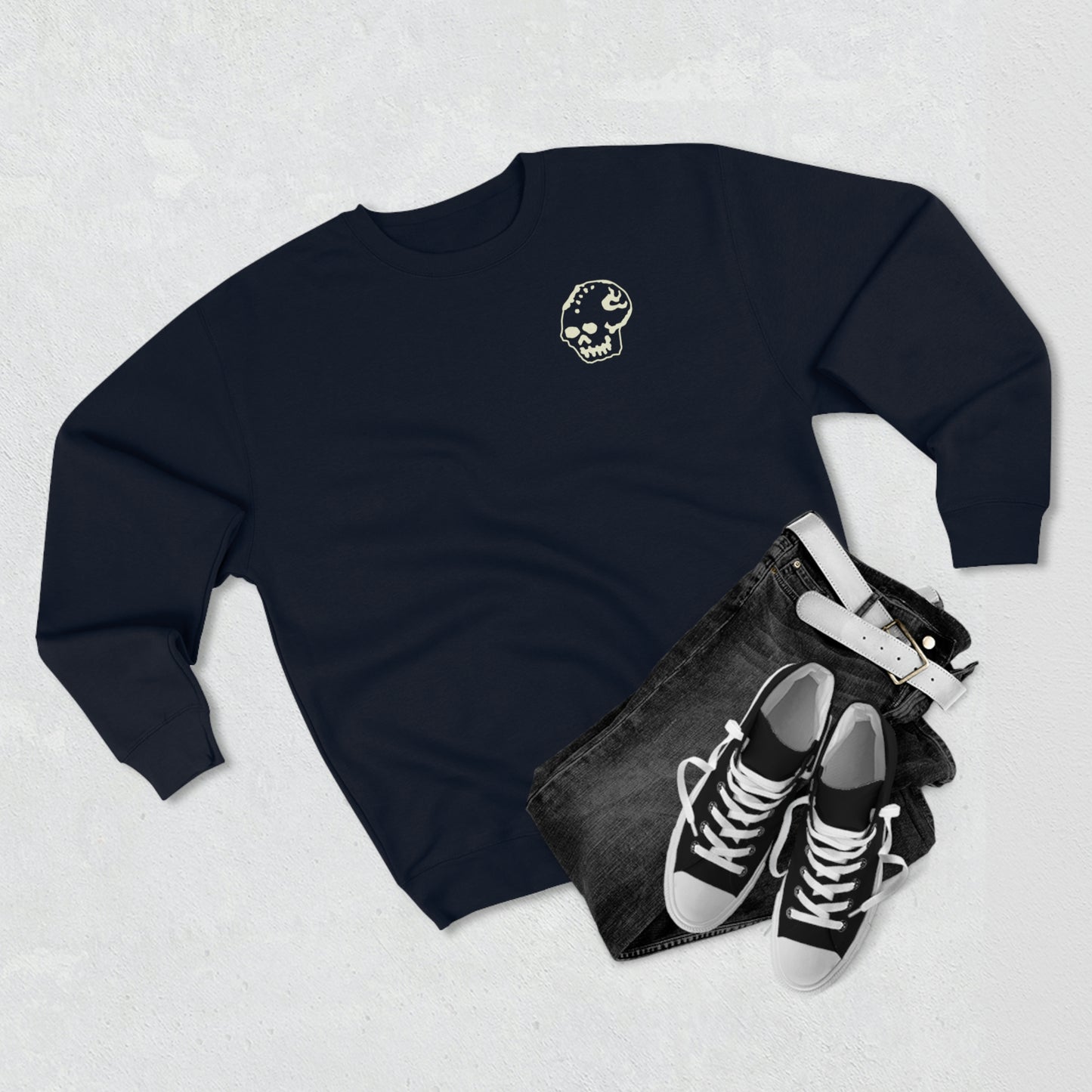 Mori Skull Unisex Premium Crewneck Sweatshirt