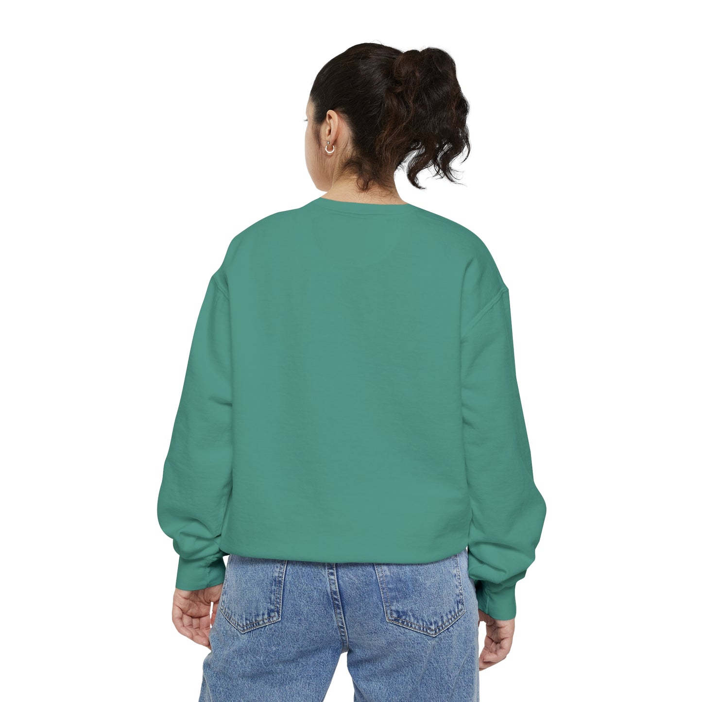 Local Script Unisex Garment-Dyed Sweatshirt