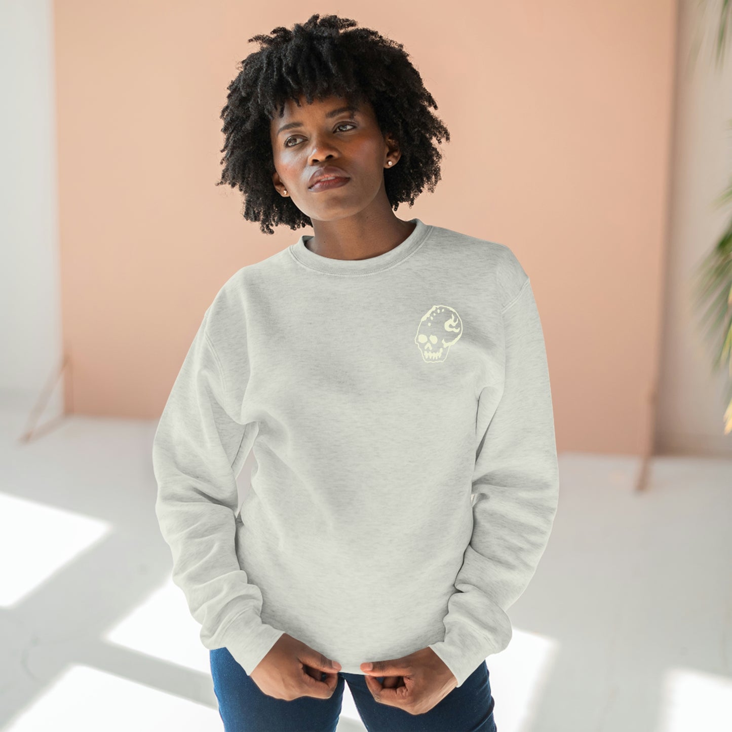 Mori Skull Unisex Premium Crewneck Sweatshirt