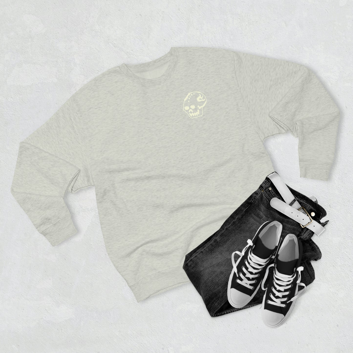Mori Skull Unisex Premium Crewneck Sweatshirt