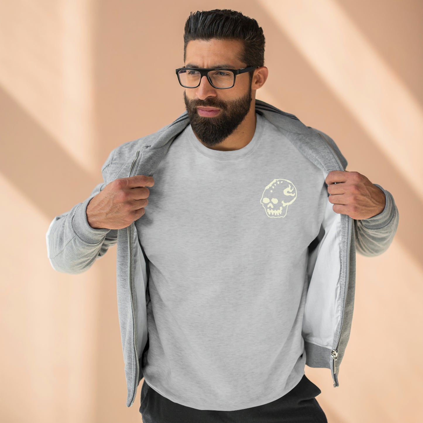 Mori Skull Unisex Premium Crewneck Sweatshirt