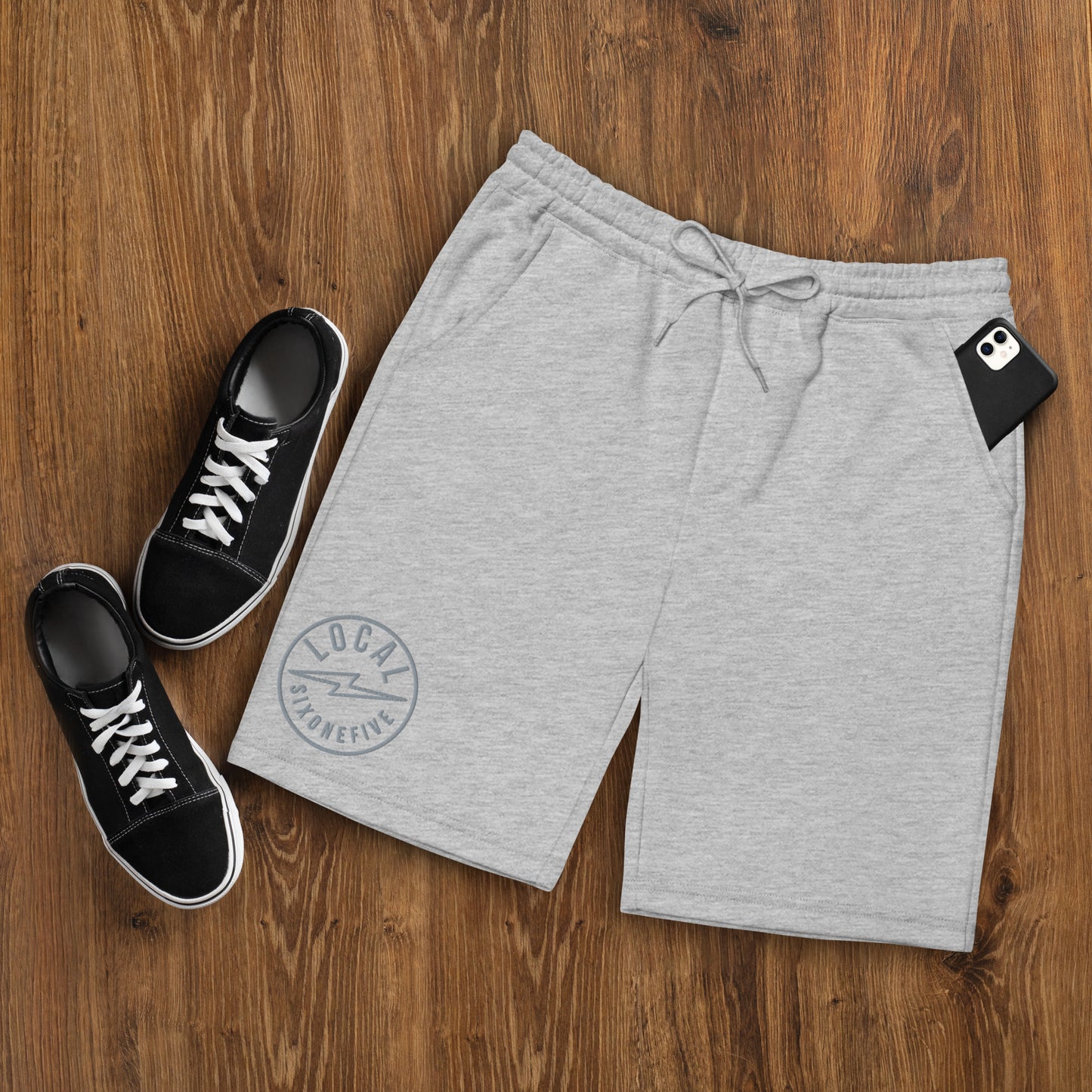 Local Bolt Logo Men's fleece shorts