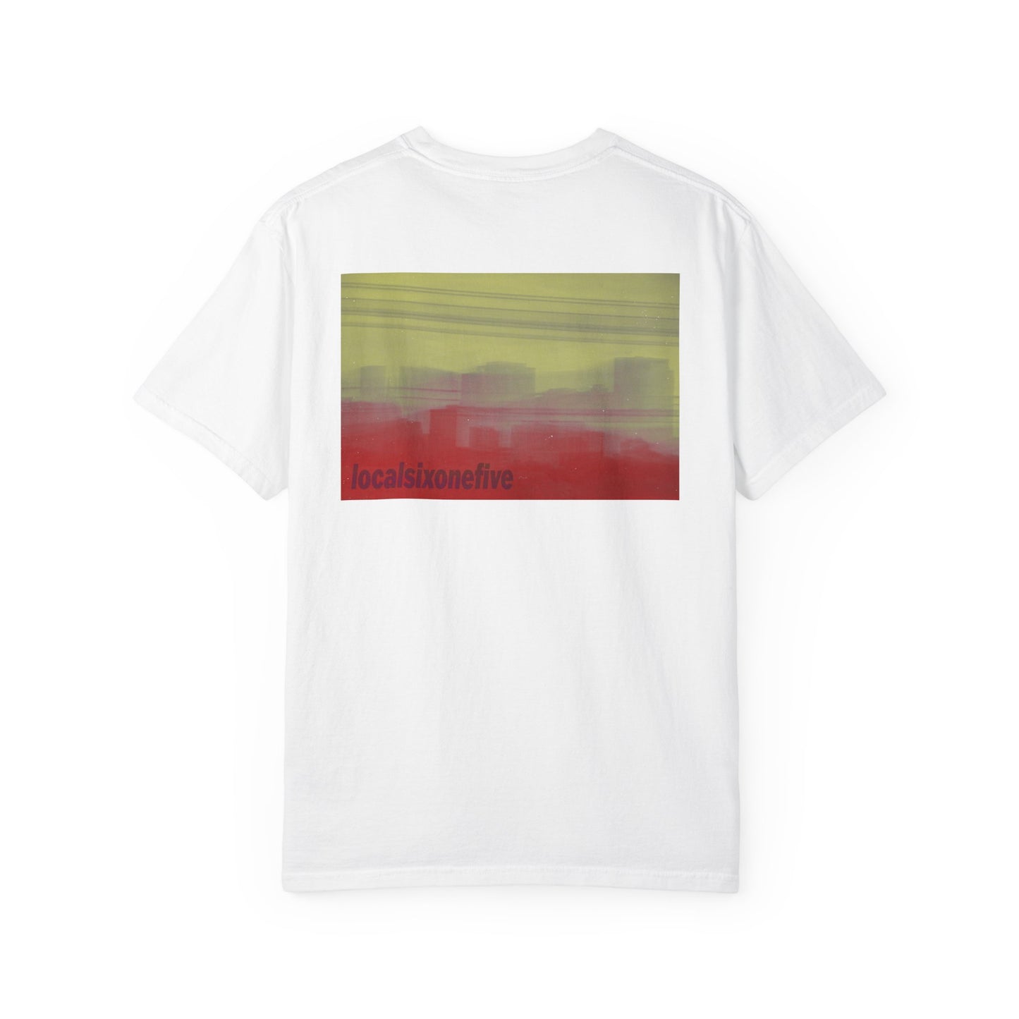 Local City blur Garment-Dyed T-shirt