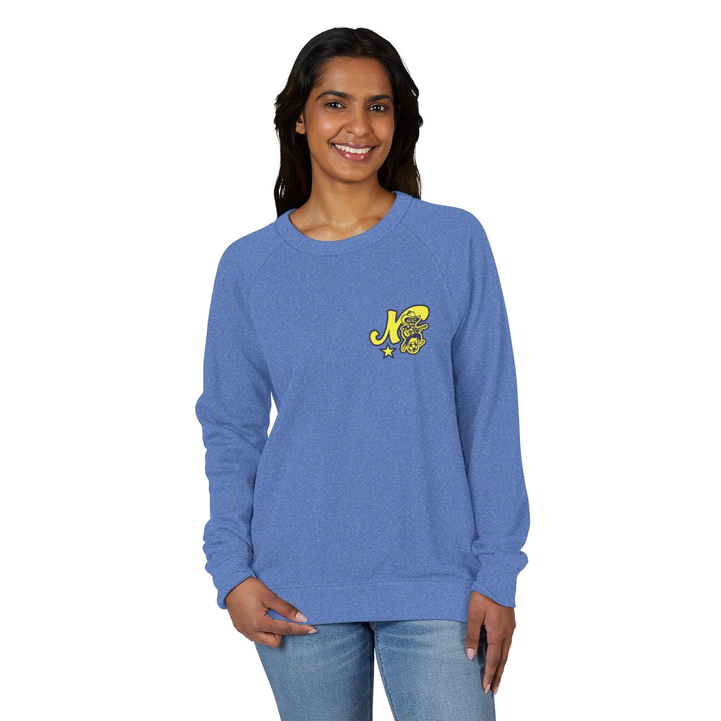 Scorchin Sam Unisex French Terry Raglan Crewneck
